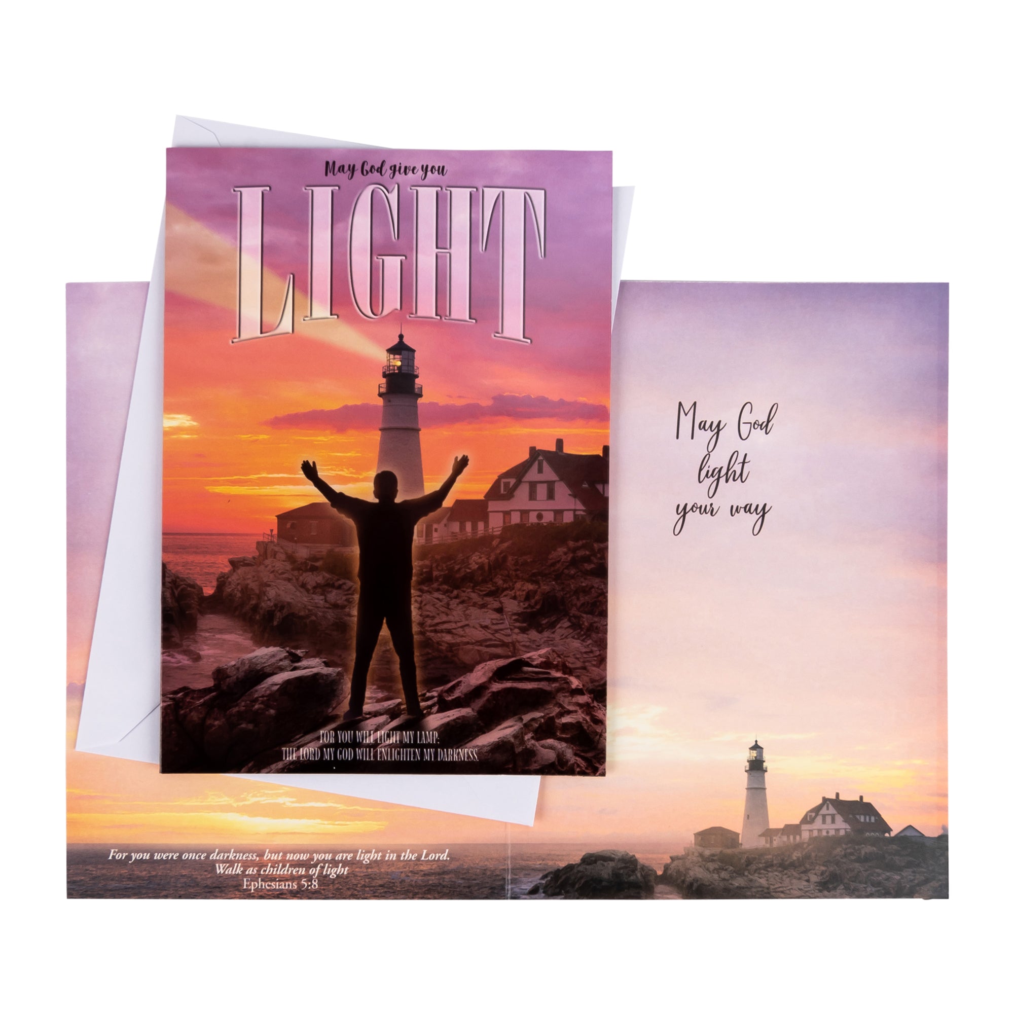 Single Cards: Inspiration, May God Light Your Way (Set of 6)