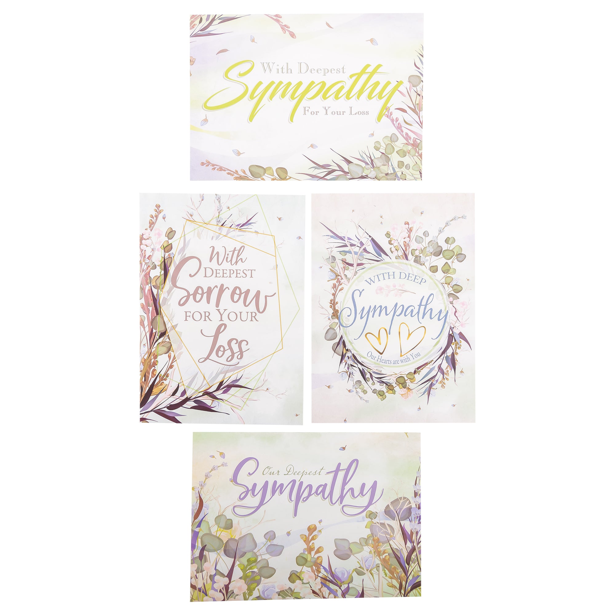 Boxed Cards: Sympathy, Trendy Watercolor Grass