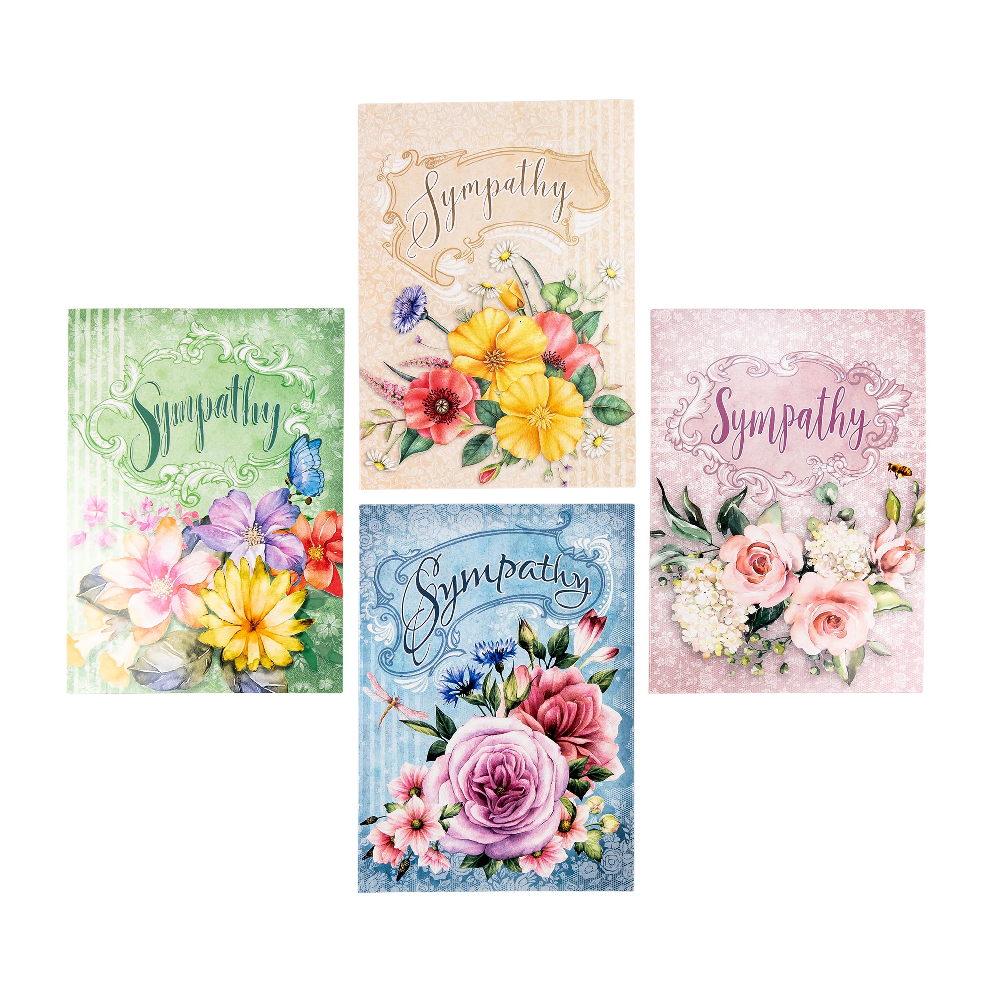 Boxed Cards: Sympathy, Vintage Florals & Headers