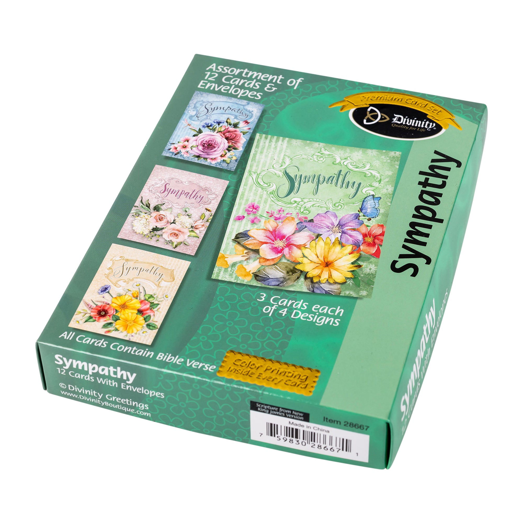 Boxed Cards: Sympathy, Vintage Florals & Headers