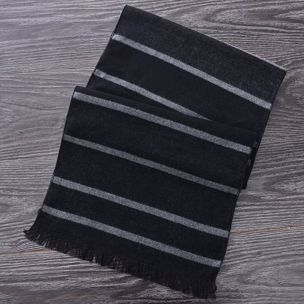 Heritage Scarf Grey/Black (Reverse Side) by Mad Style Wholesale