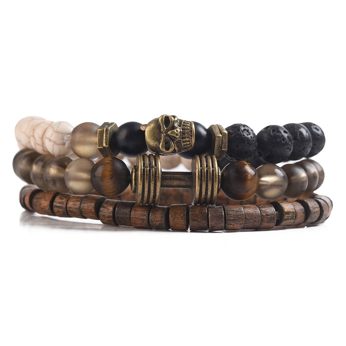 Wyatt -Trible Stone Bracelet