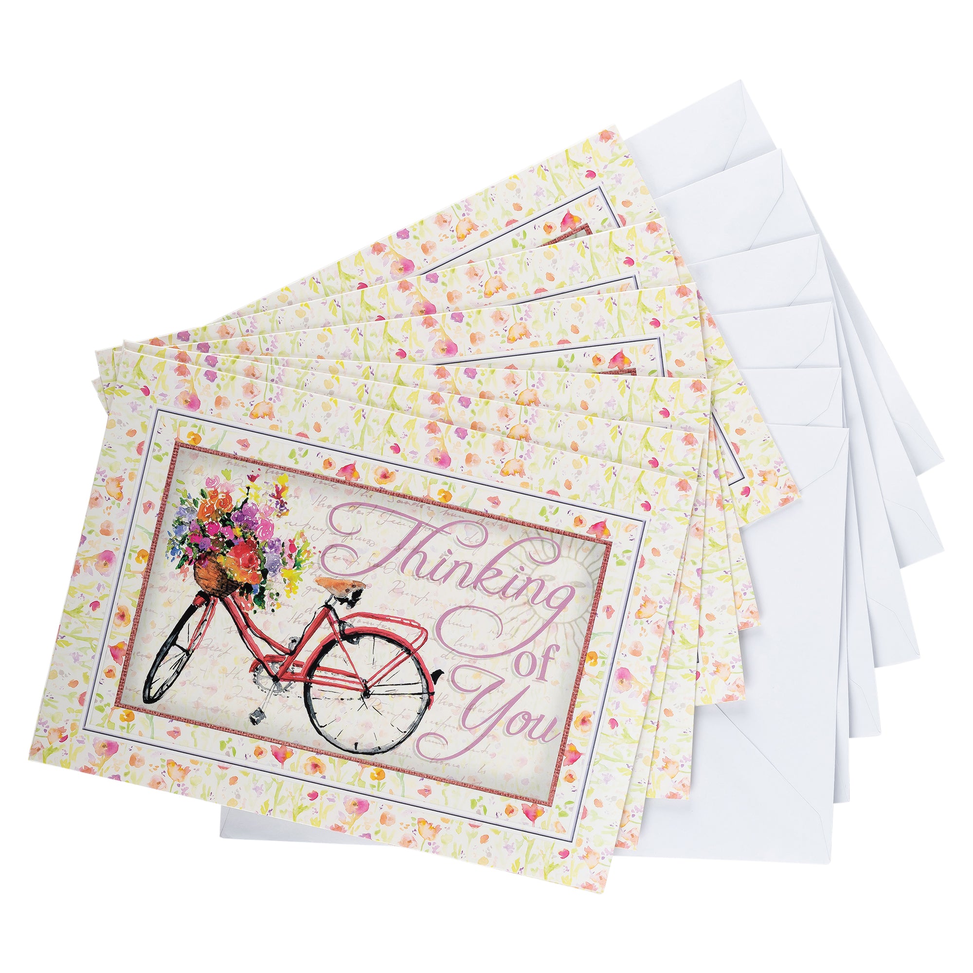 Single Cards: Thinking of You, Bicycle Colossians 1:3 (Set of 6)