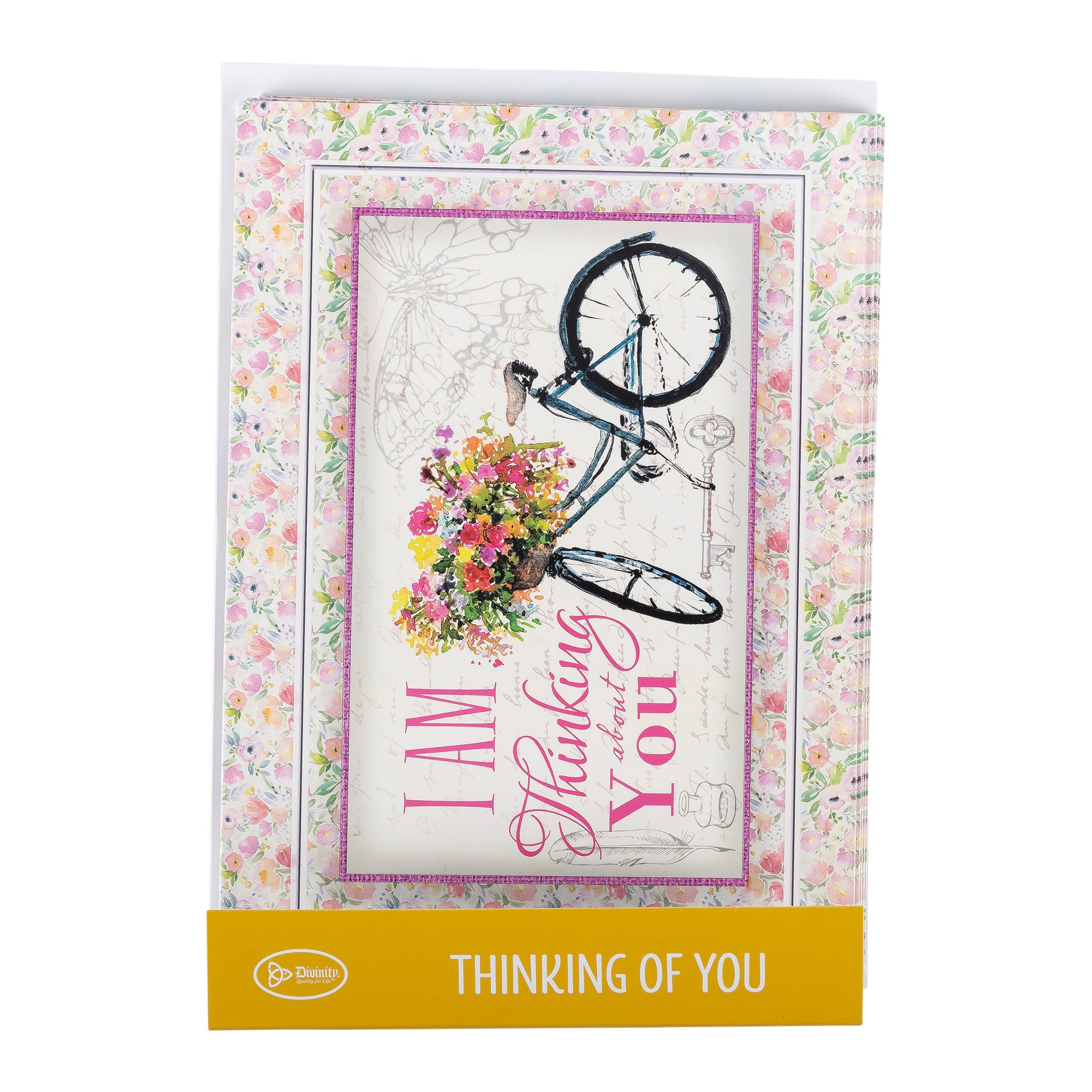 Single Cards: Thinking of You, Bicycle Jeremiah 29:11 (Set of 6)