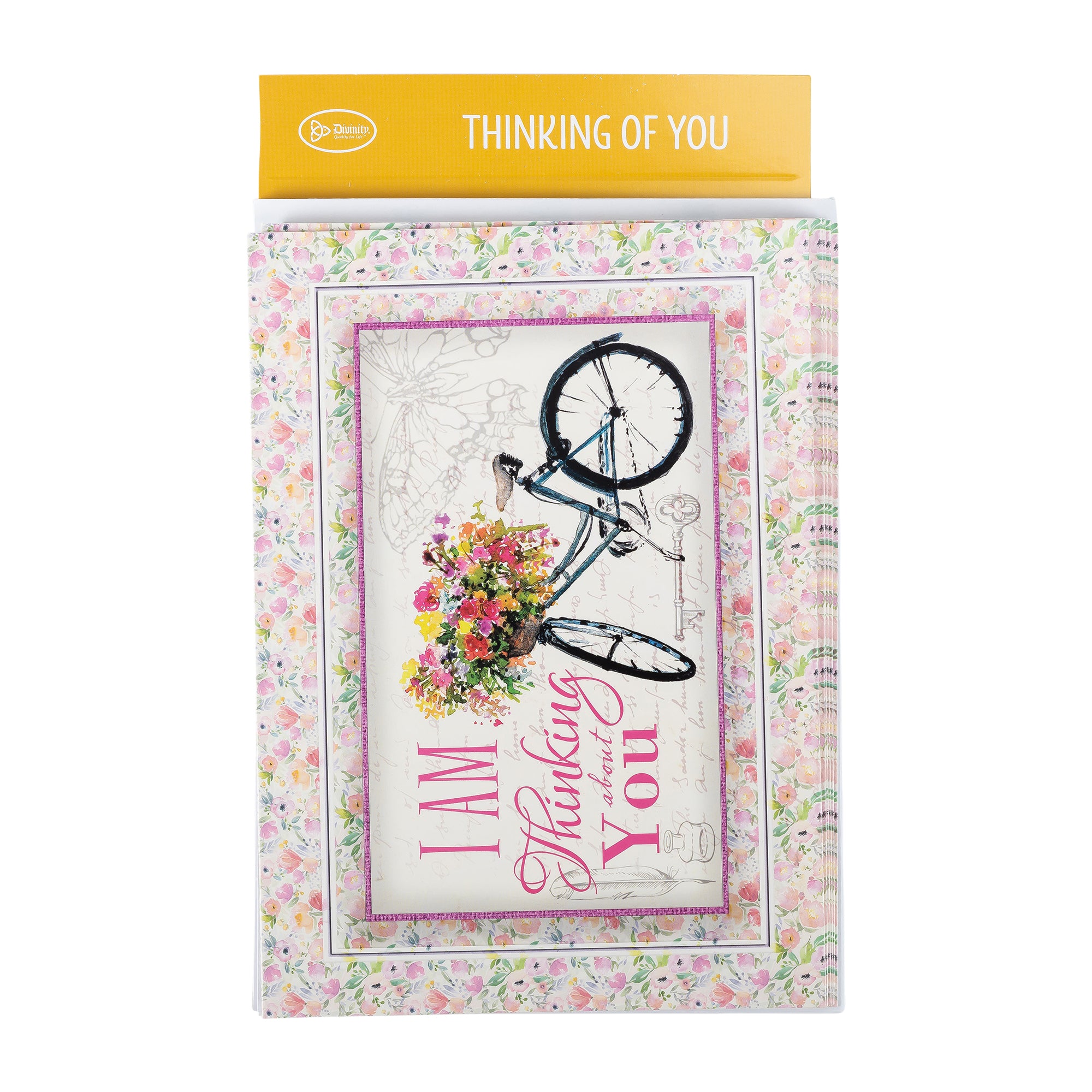 Single Cards: Thinking of You, Bicycle Jeremiah 29:11 (Set of 6)