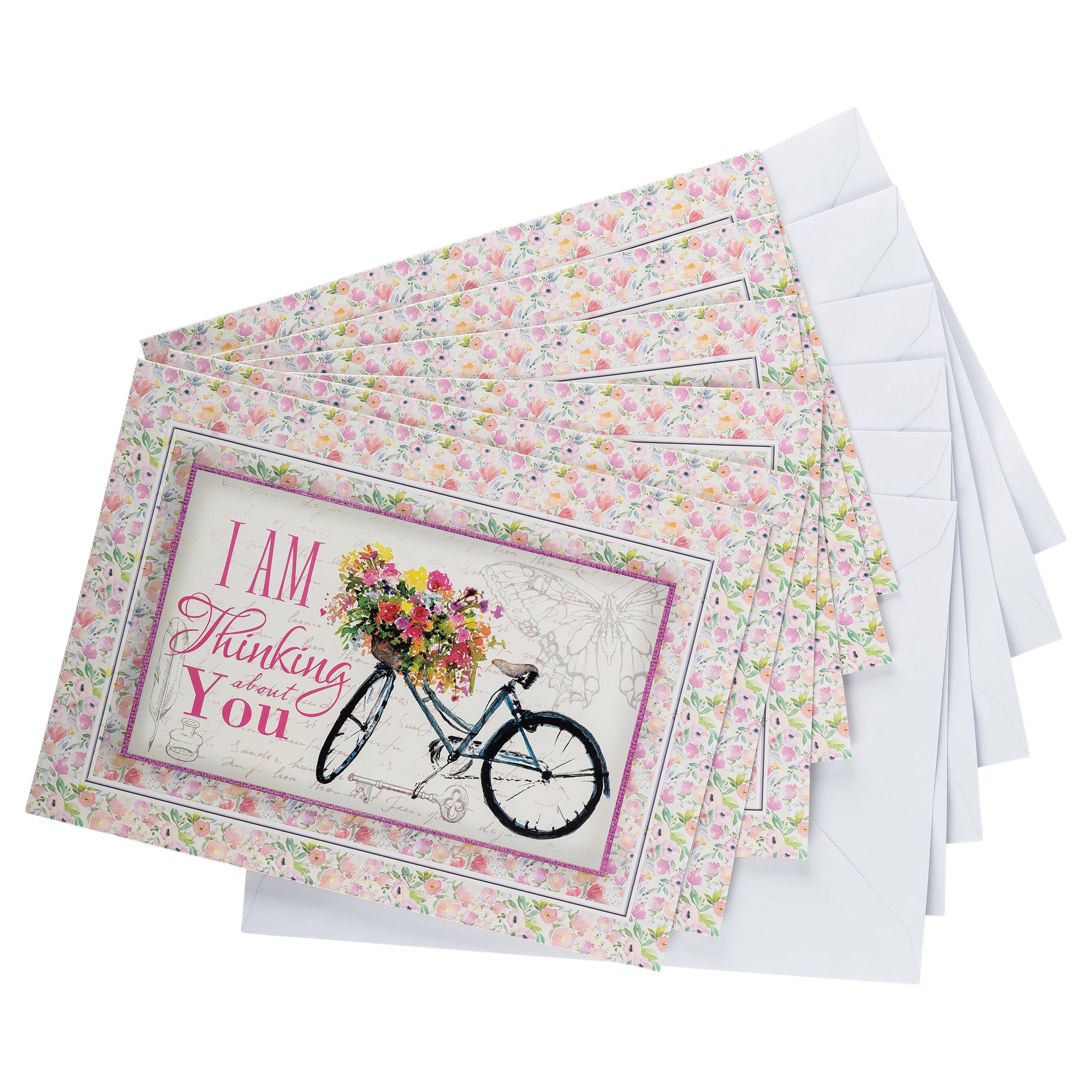 Single Cards: Thinking of You, Bicycle Jeremiah 29:11 (Set of 6)