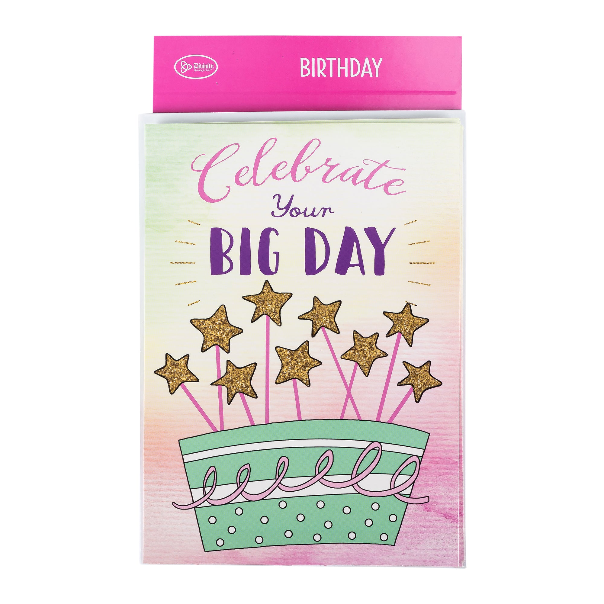 Single Cards: Birthday, Big Day, Celebrate Your Big Day (Set of 6)