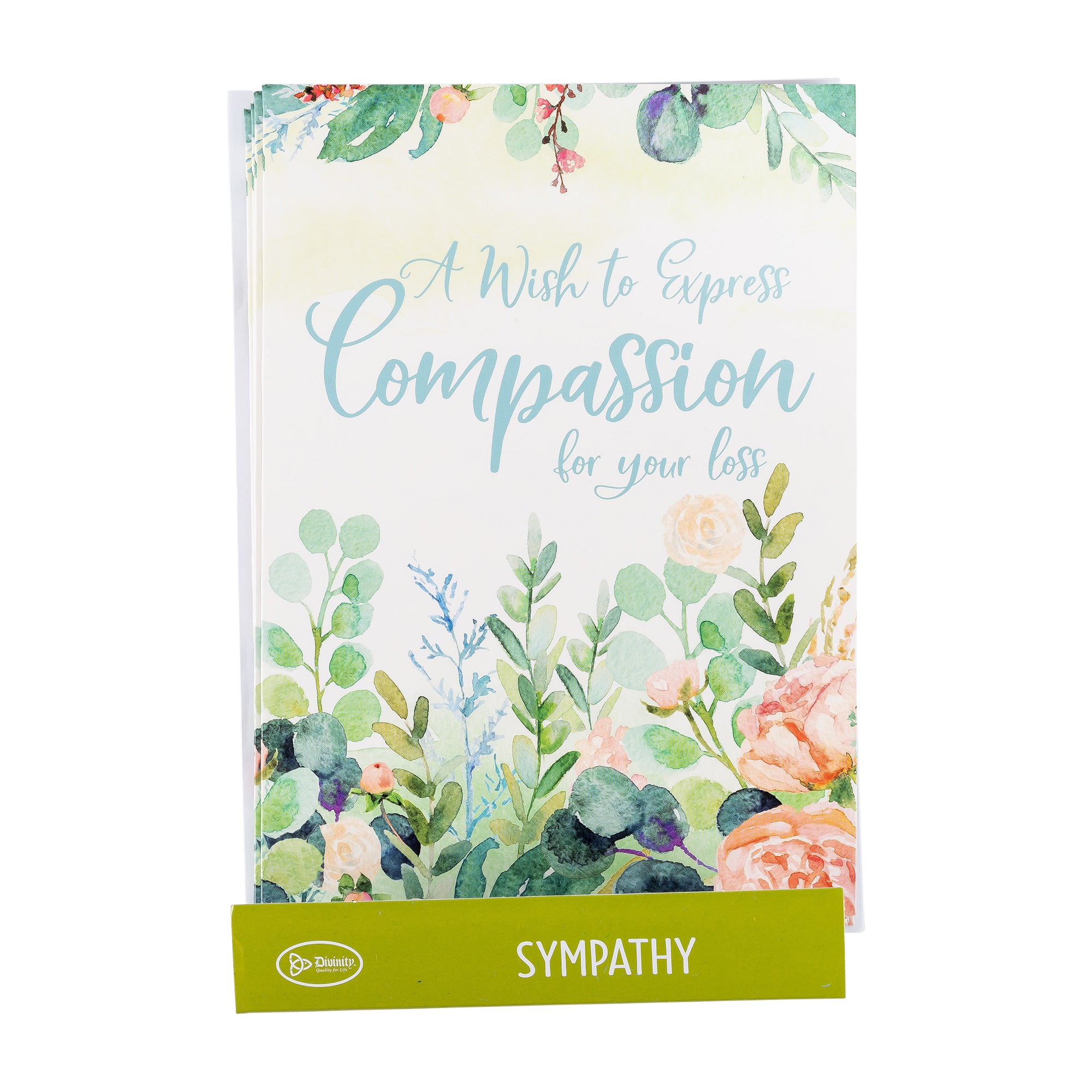 Single Cards: Compassion Watercolor Psalm 119:76 (Set of 6)