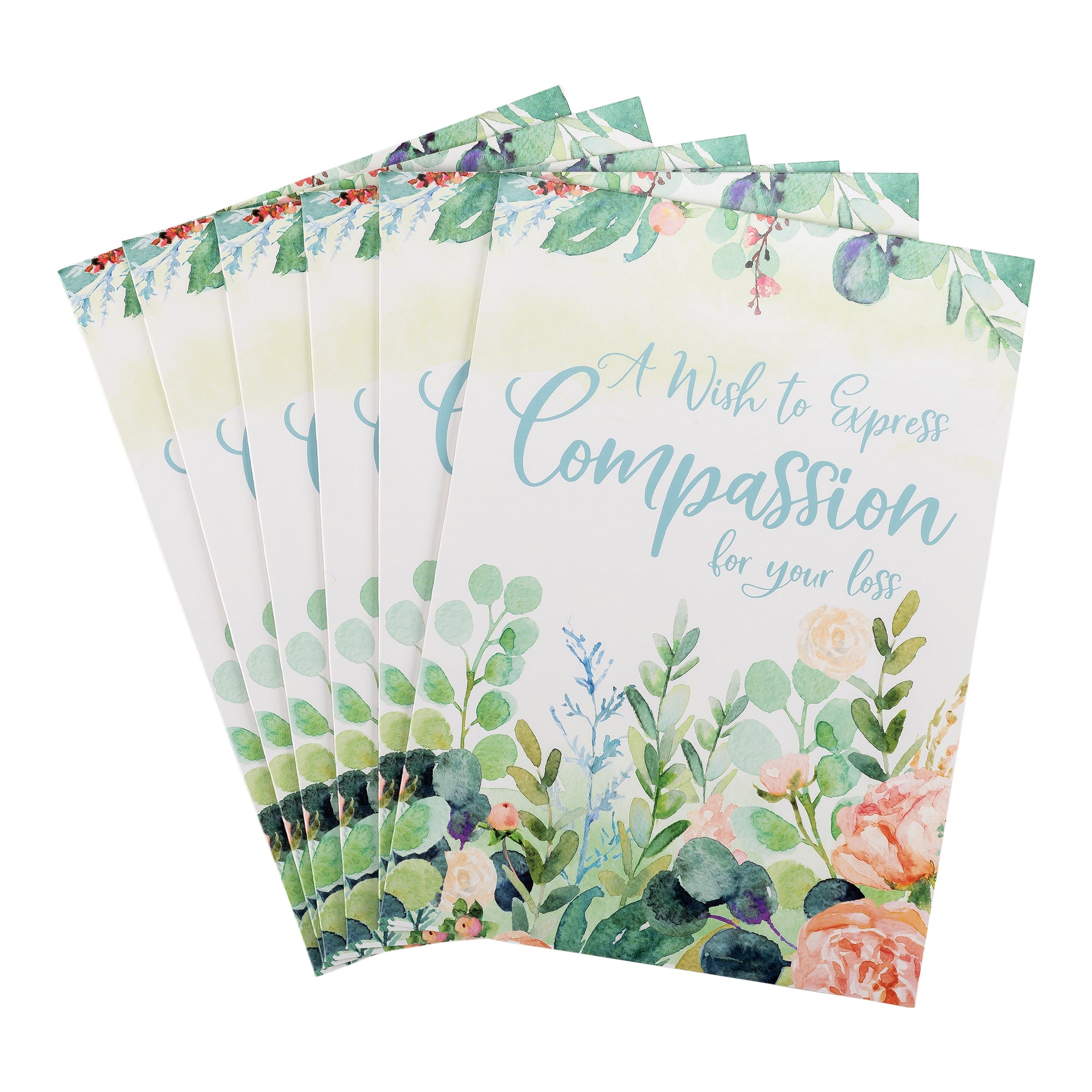 Single Cards: Compassion Watercolor Psalm 119:76 (Set of 6)