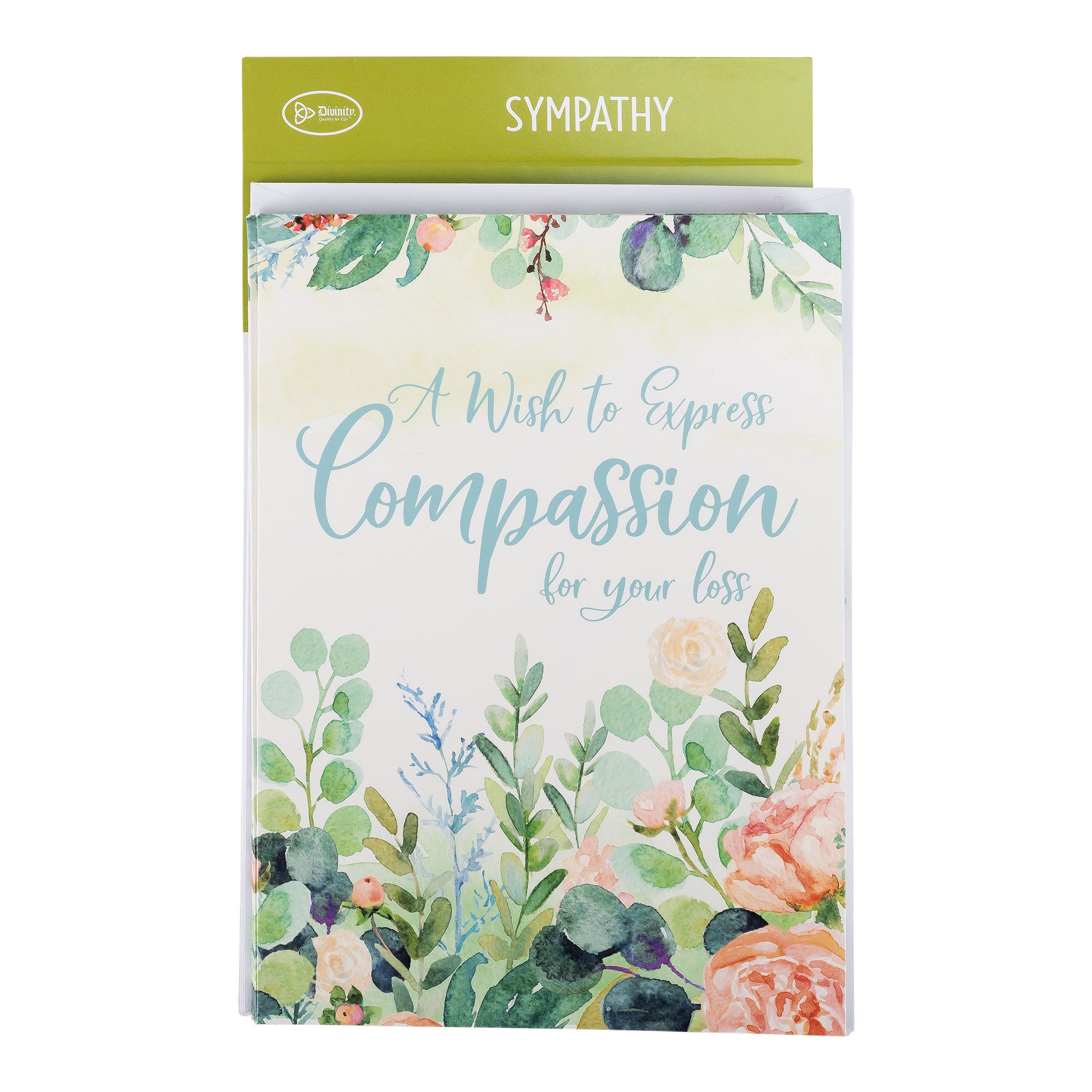 Single Cards: Compassion Watercolor Psalm 119:76 (Set of 6)