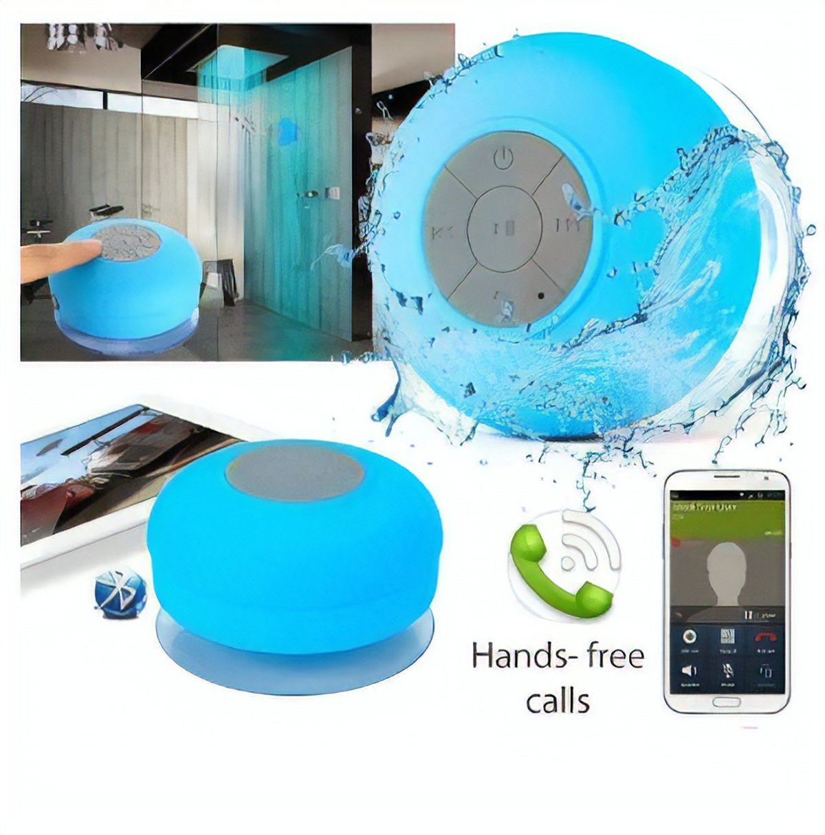 Silicone Stick Anywhere Waterproof Speaker - Nicole Brayden Gifts