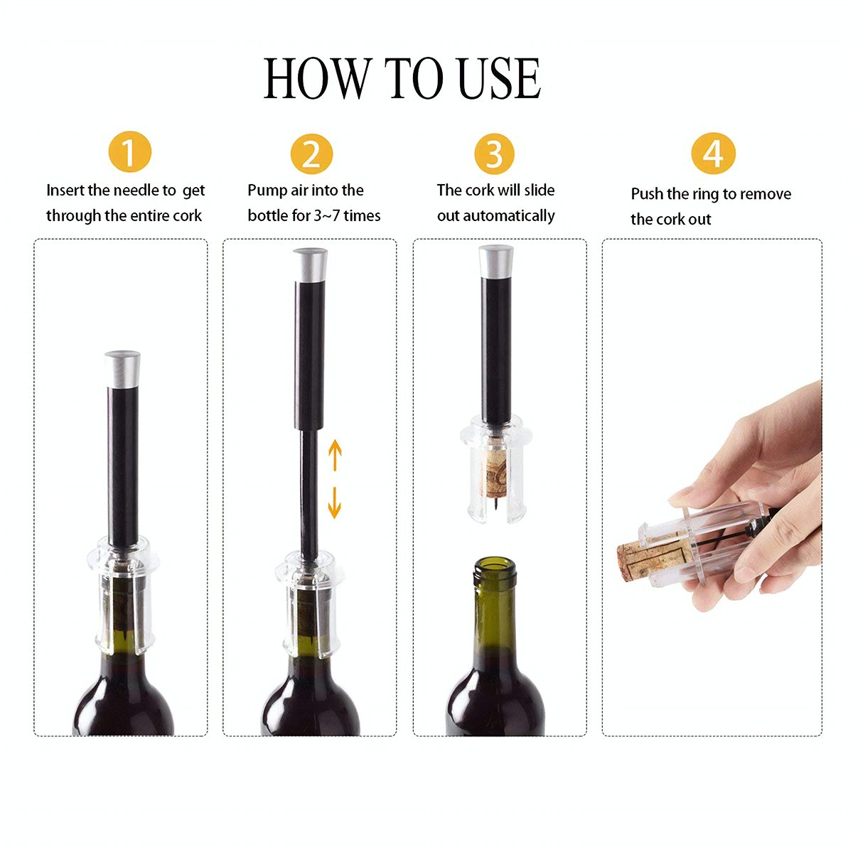 Air Pump Wine Opener - Mad Man by Mad Style Wholesale