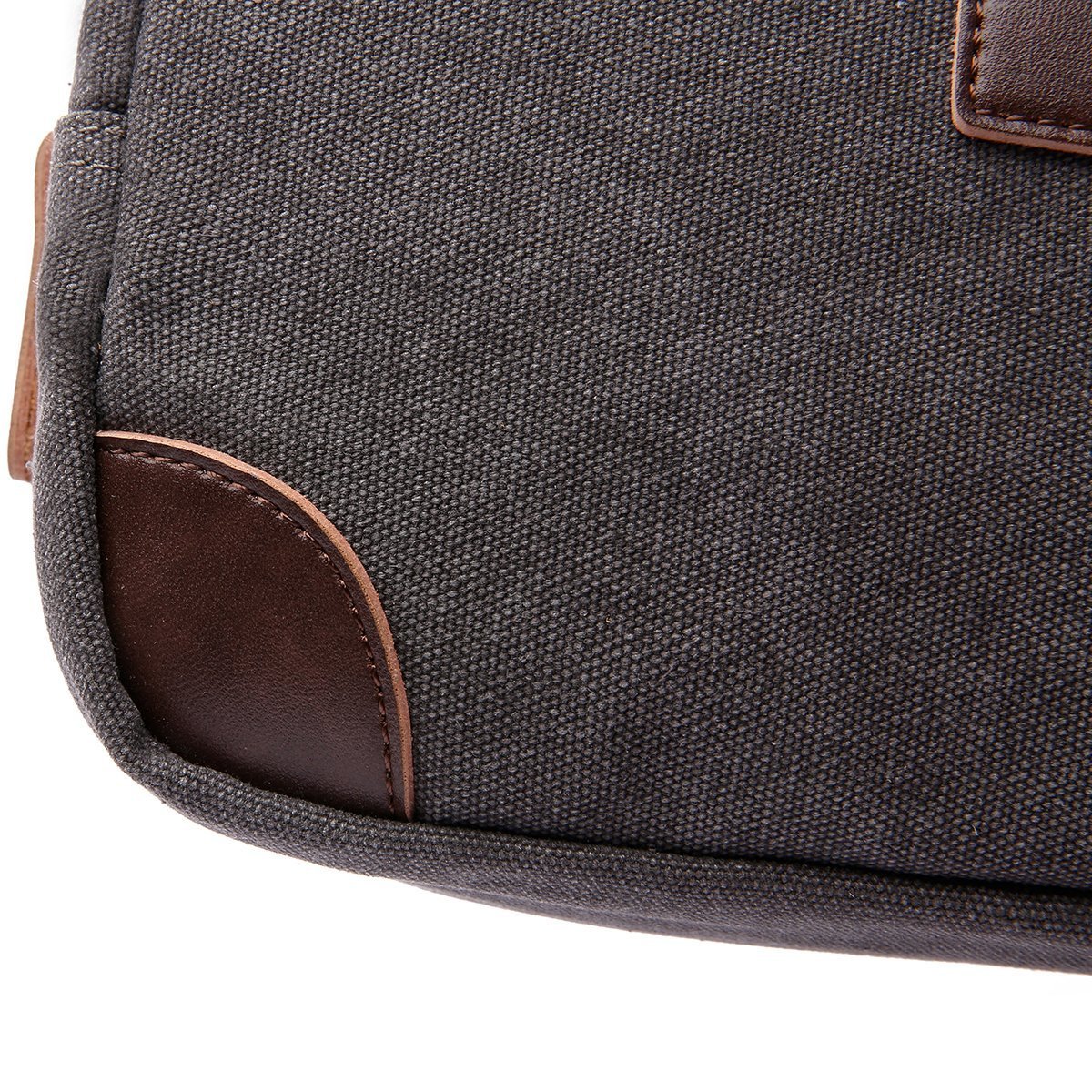 Canvas and Leather Dopp Kit - Nicole Brayden Gifts