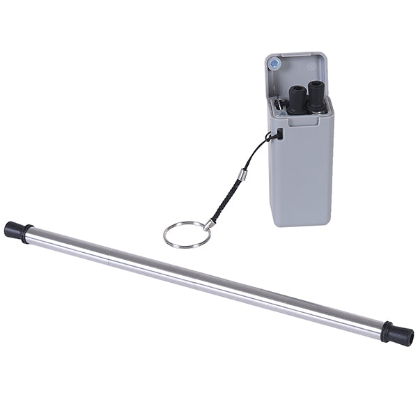 Grey Folding Straw Kit