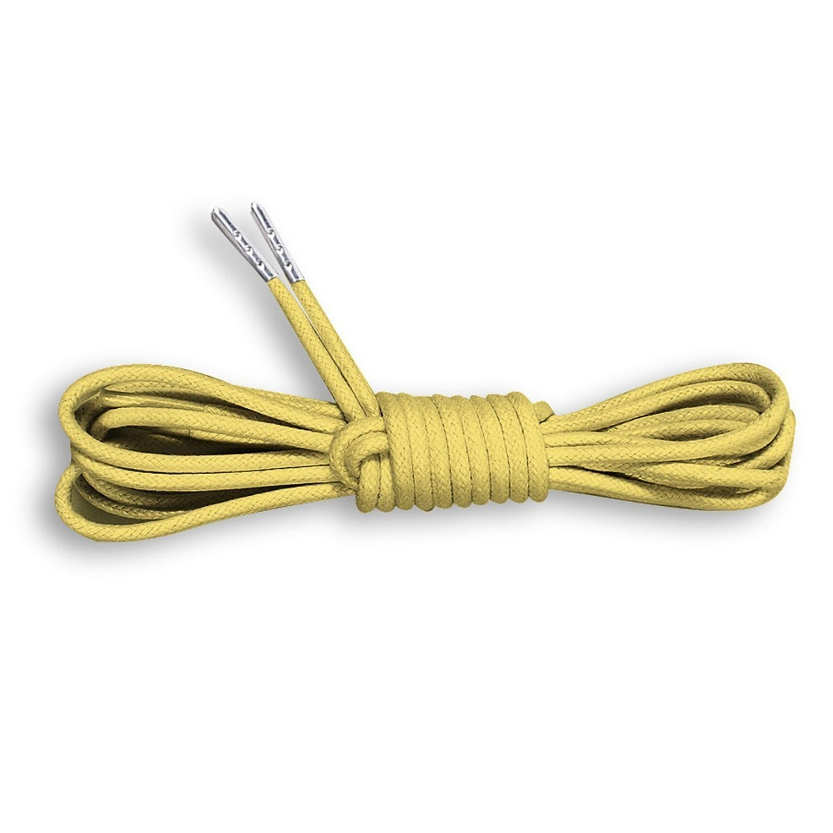 Metal Tipped Round Cotton Waxed Shoe Laces