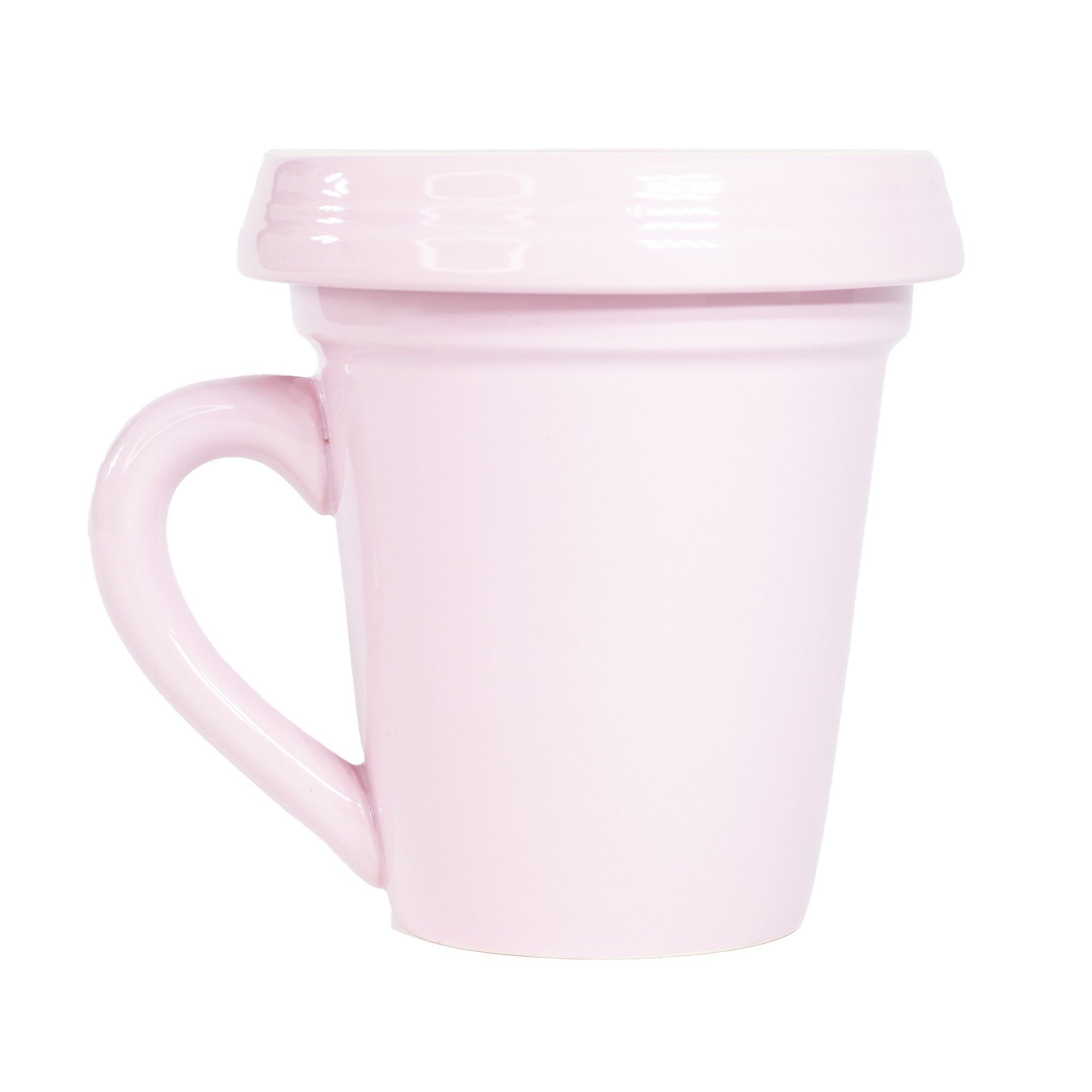 Pink Flower Pot Mug - "Awesome Mom"