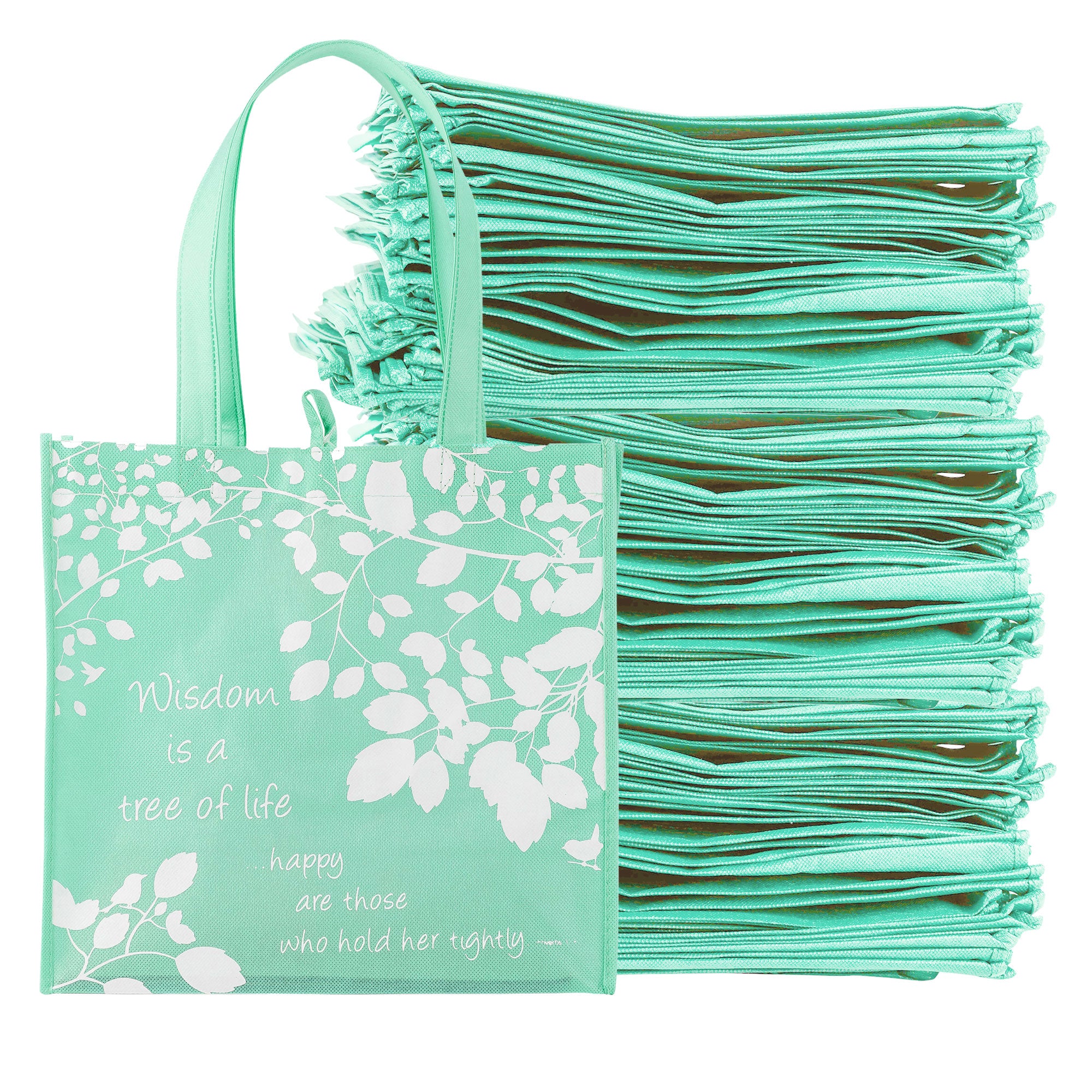 Eco Tote: Teal Wisdom