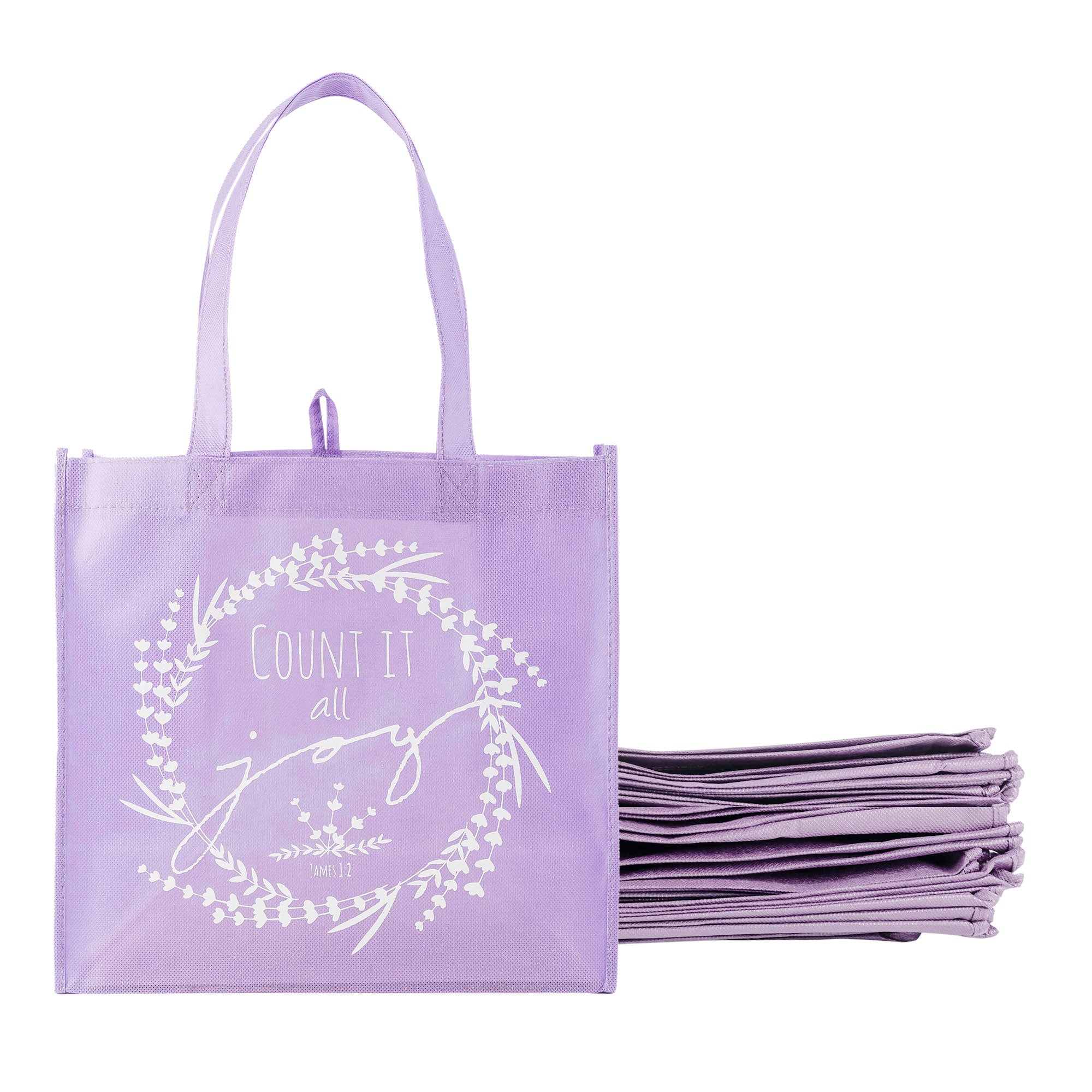 Eco Tote: Light Purple Count It