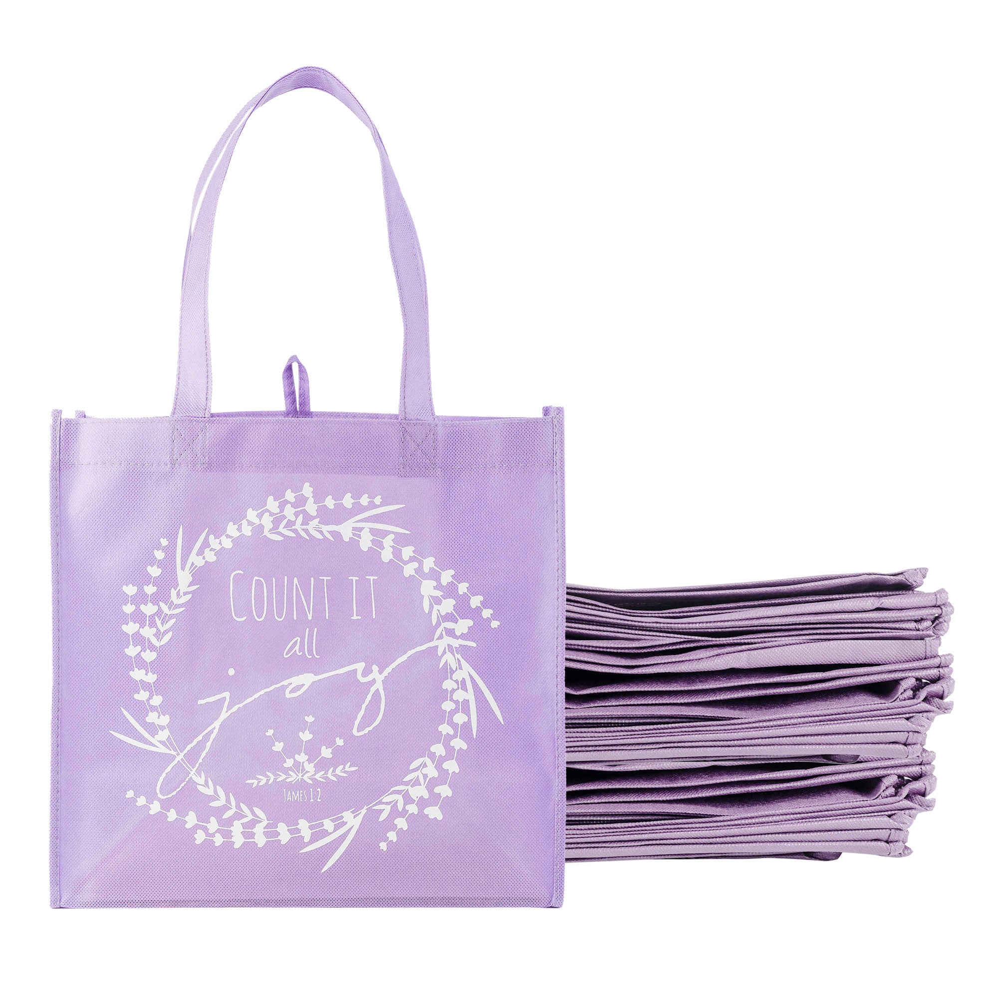 Eco Tote: Light Purple Count It