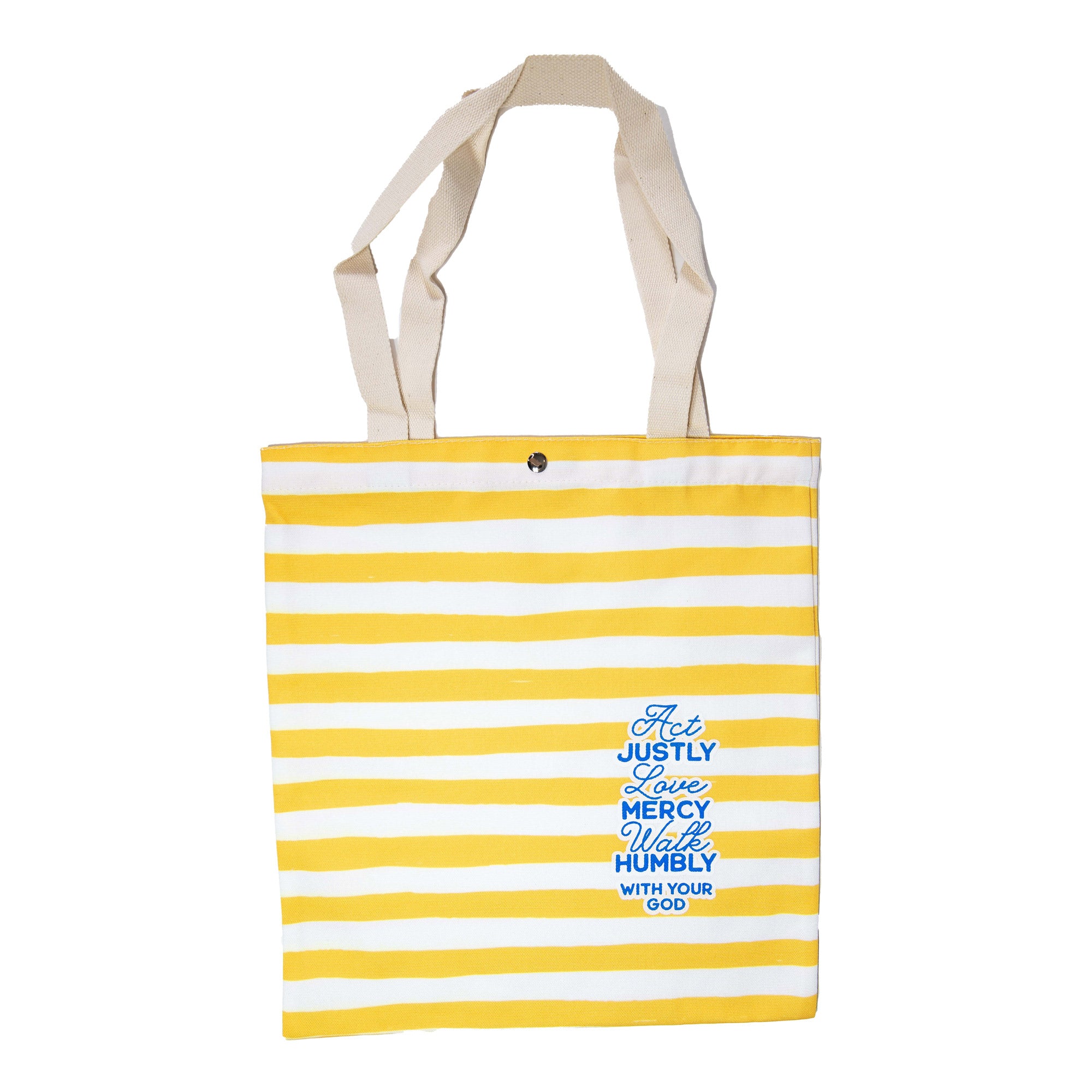 Striped Tote - Yellow - Act Justly