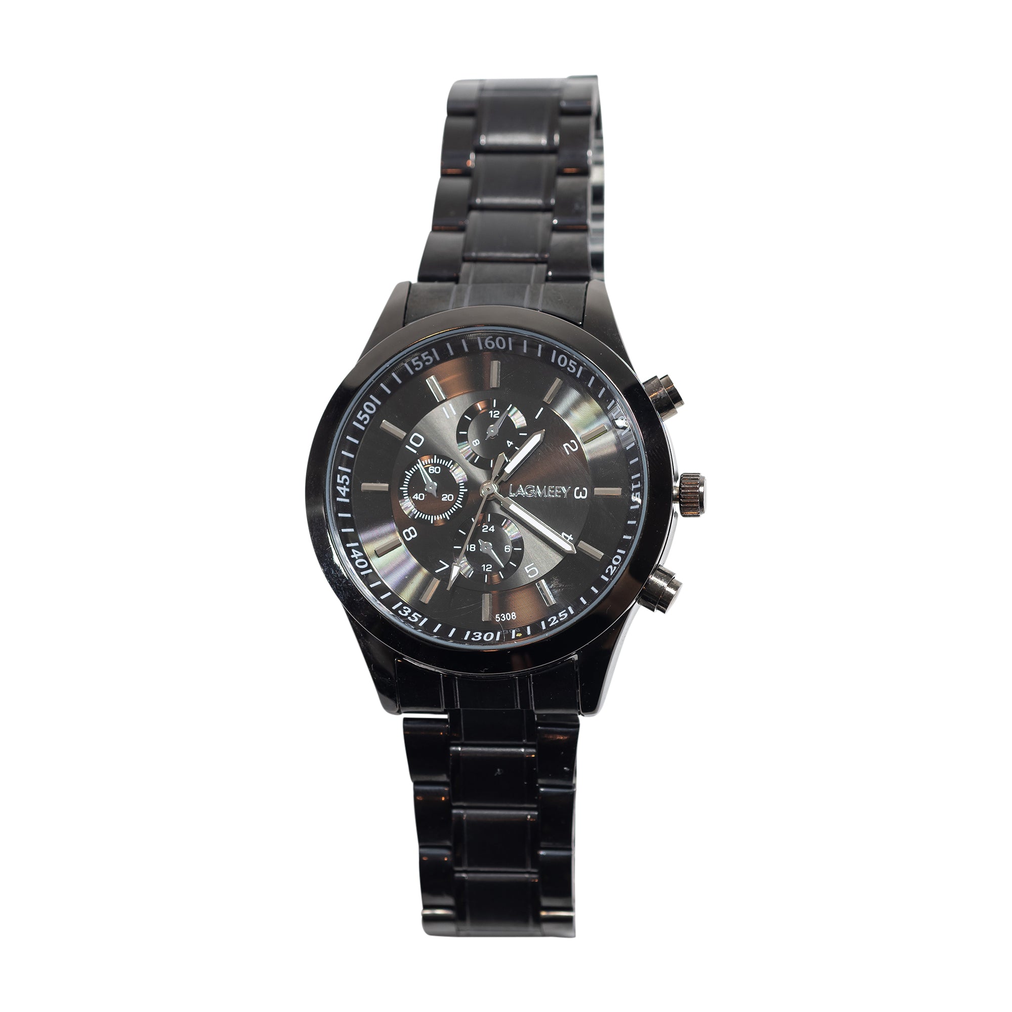 Full Metal Links Watch-Black