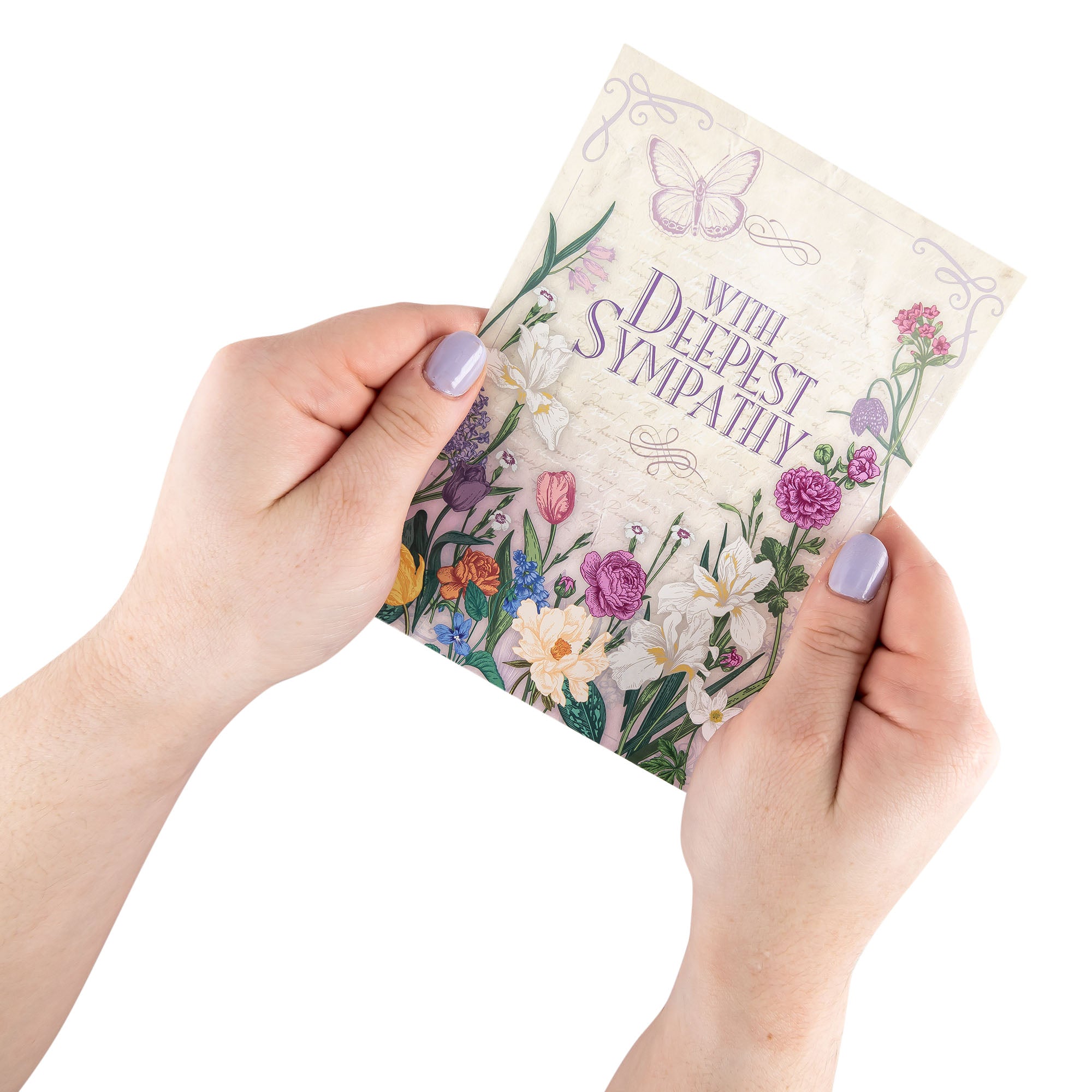 Single Cards - Sympathy - Floral Titus 1:2 (6 pk)