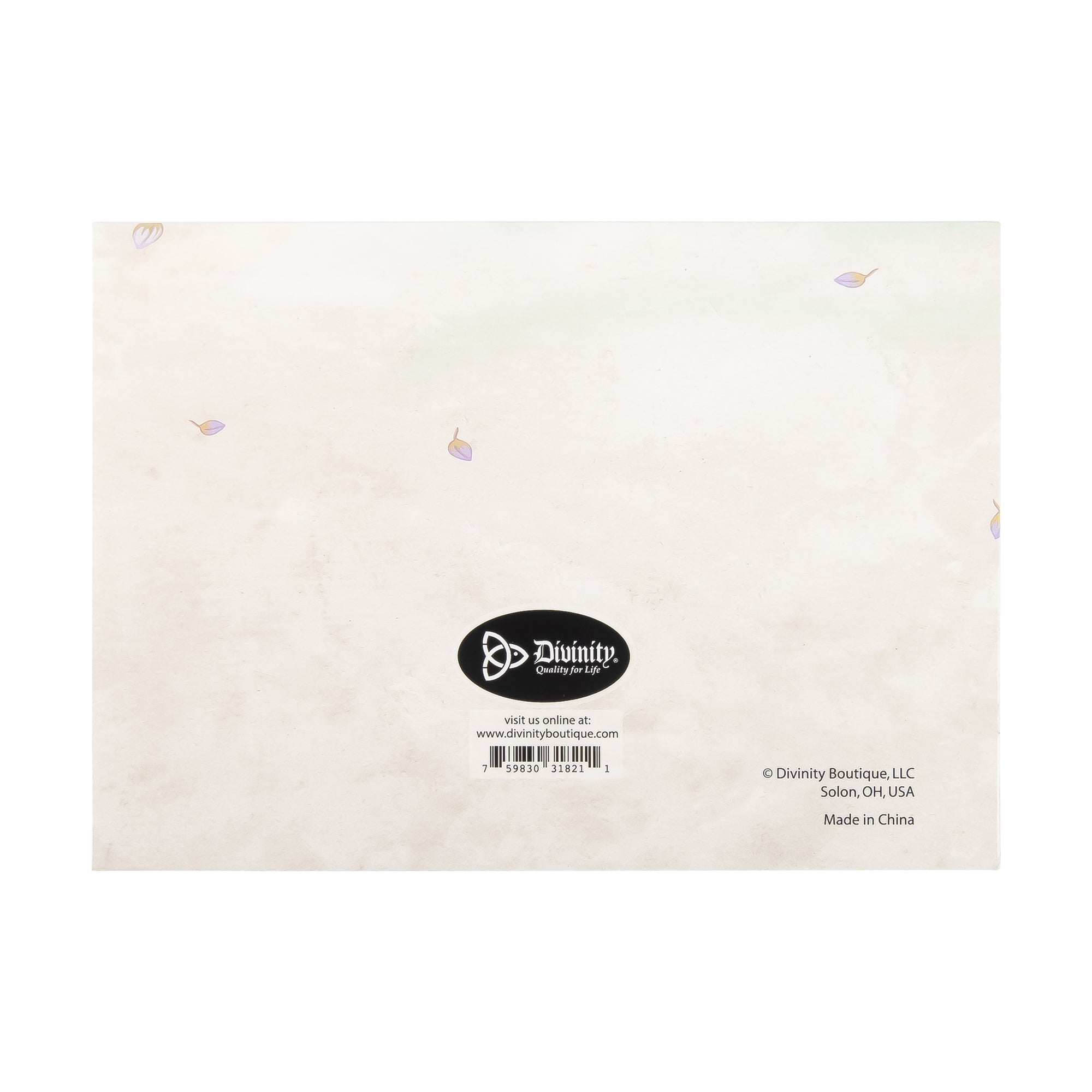 Single Cards - Sympathy - Floral Psalm 42:8 (6 pk)