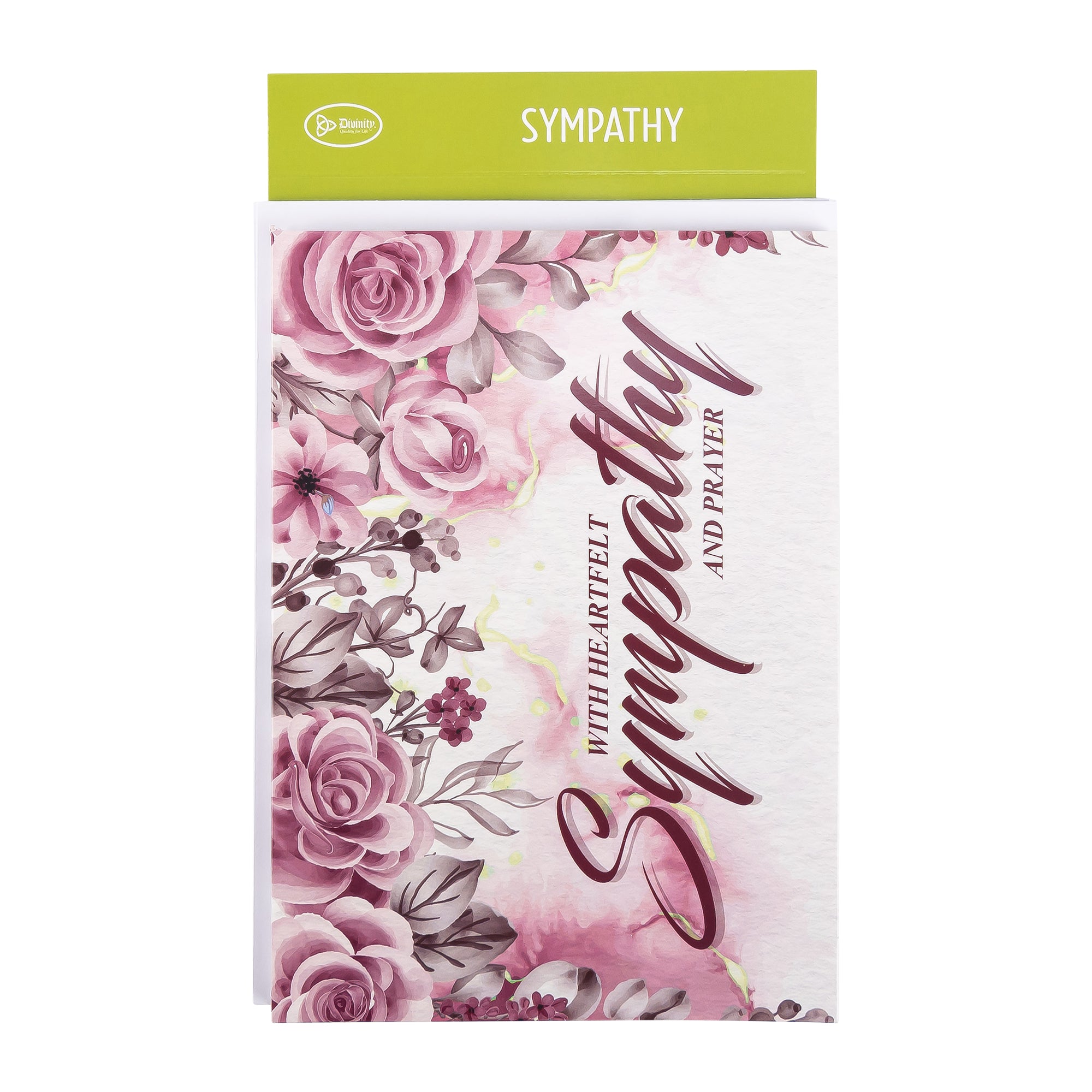 Single Cards - Sympathy - Roses - Psalm 89:15 (6 pk)