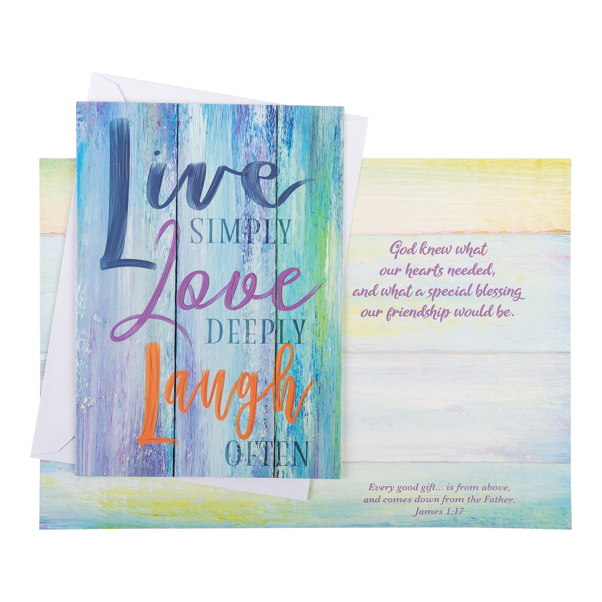 Single Cards - Friendship - Live - James 1:17 (6 pk)