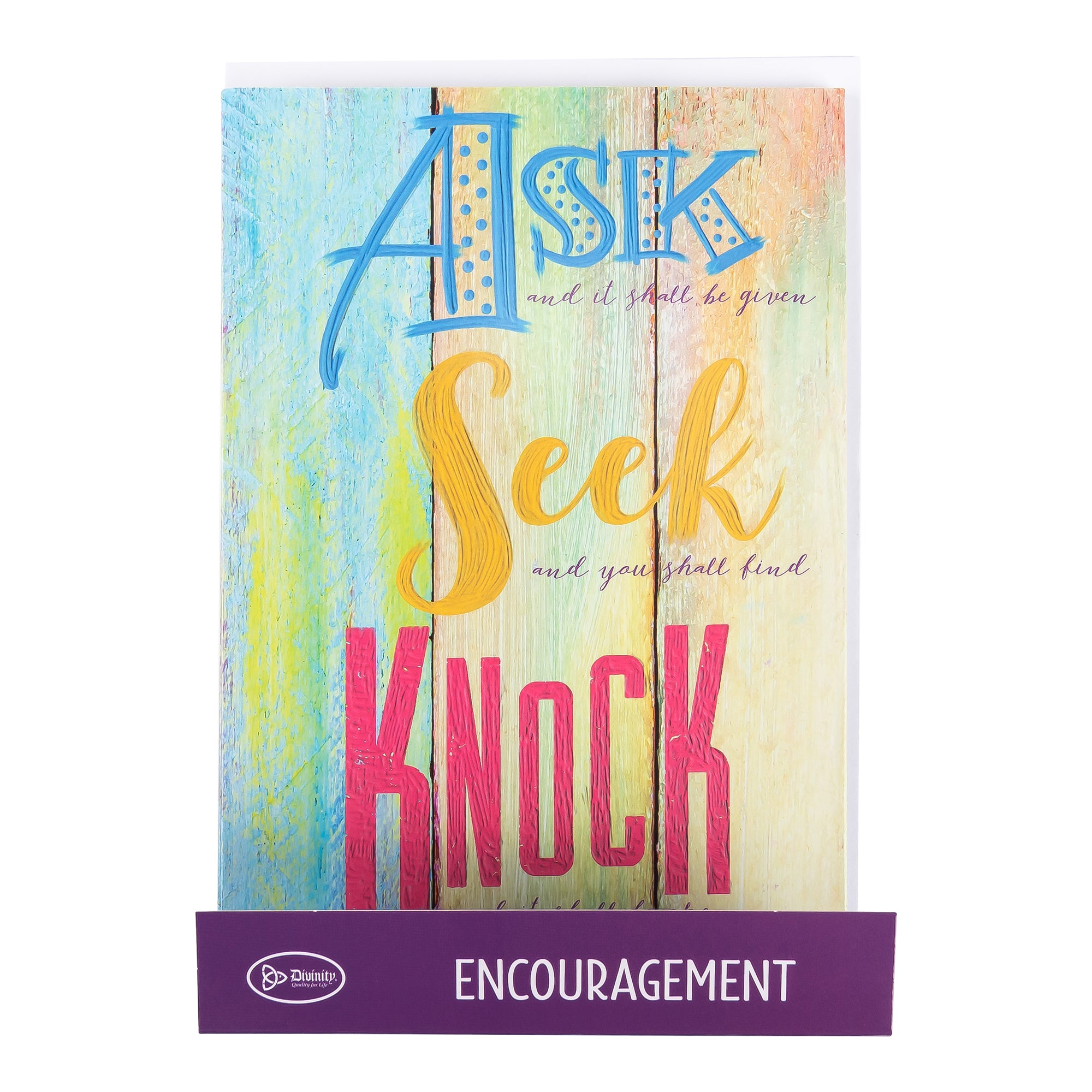 Single Cards - Encouragement - Ask Isaiah 55:6 (6 pk)