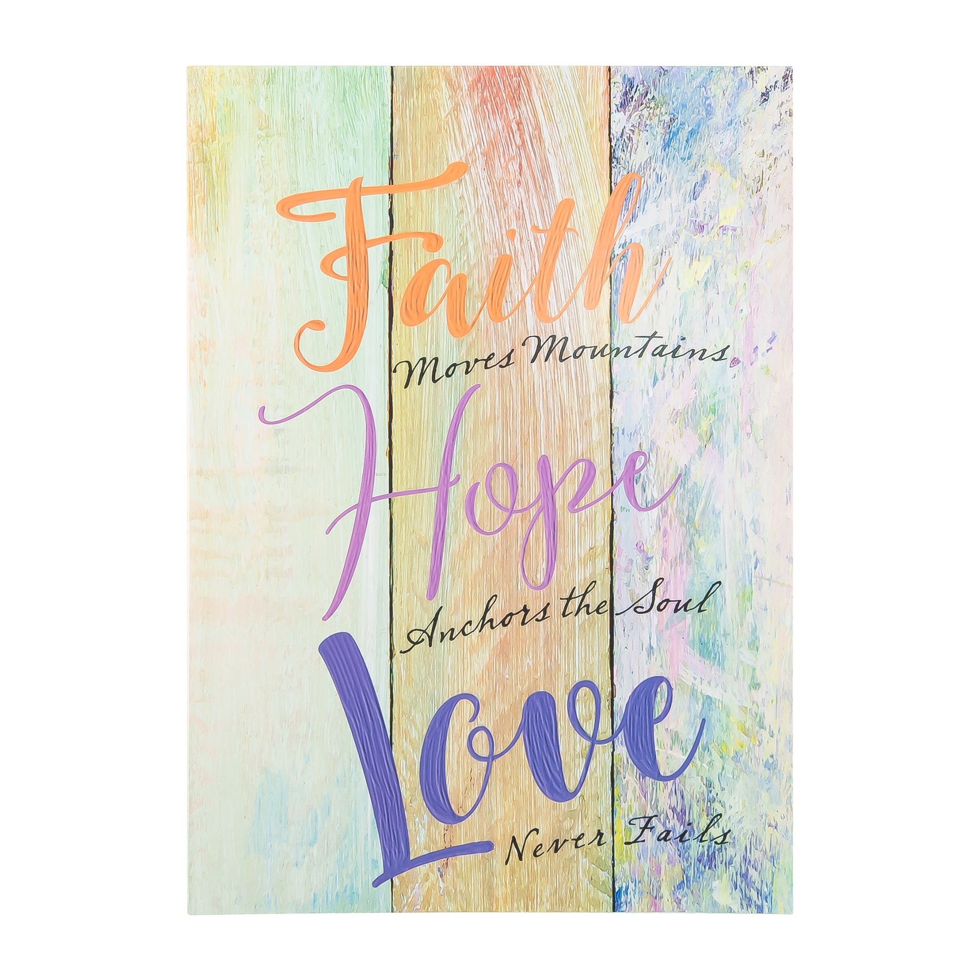 Single Cards - Wedding - Faith Hope Love 1 Corinthians 13:13 (6 pk)