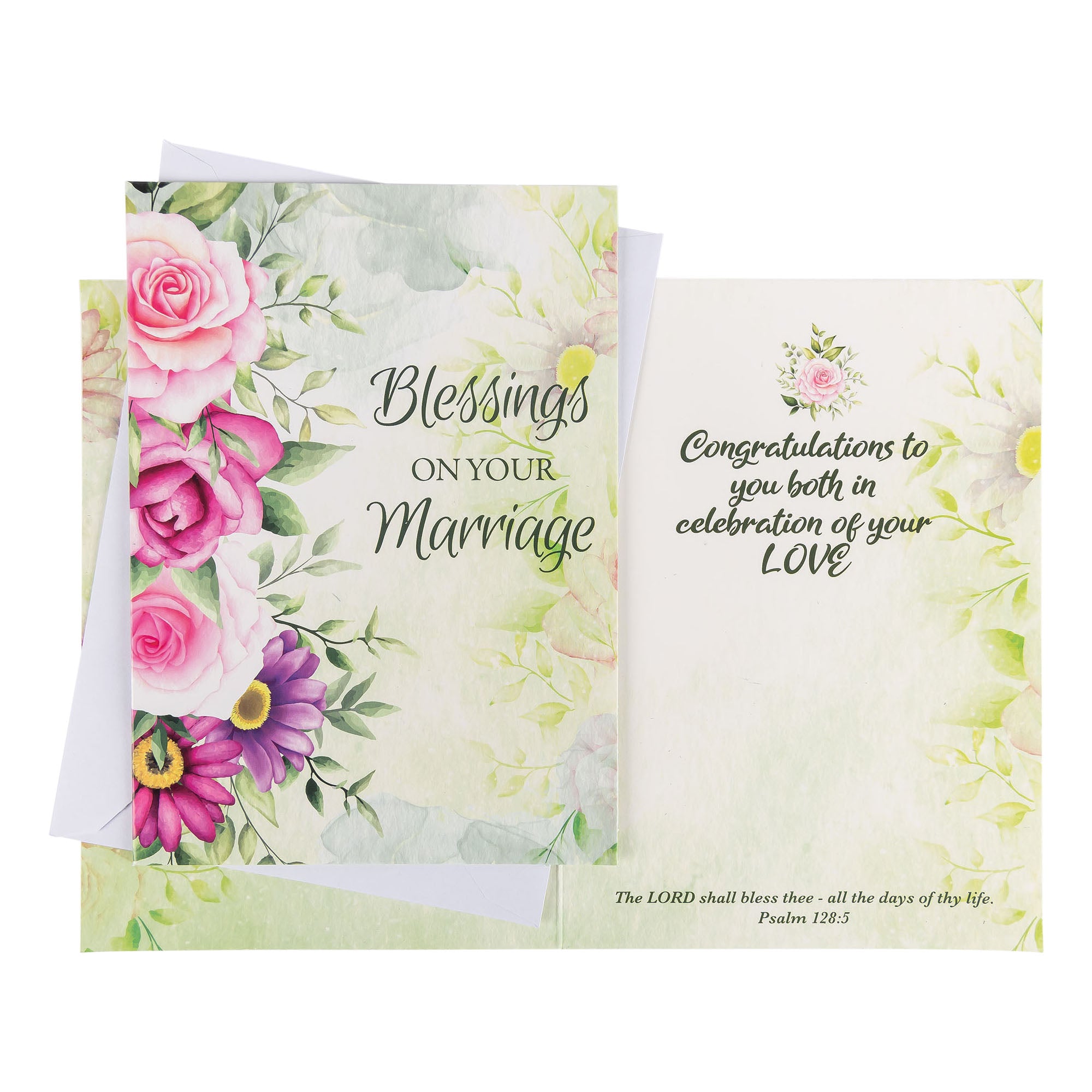 Single Cards - Wedding - Blessings Psalm 128:5 (6 pk)
