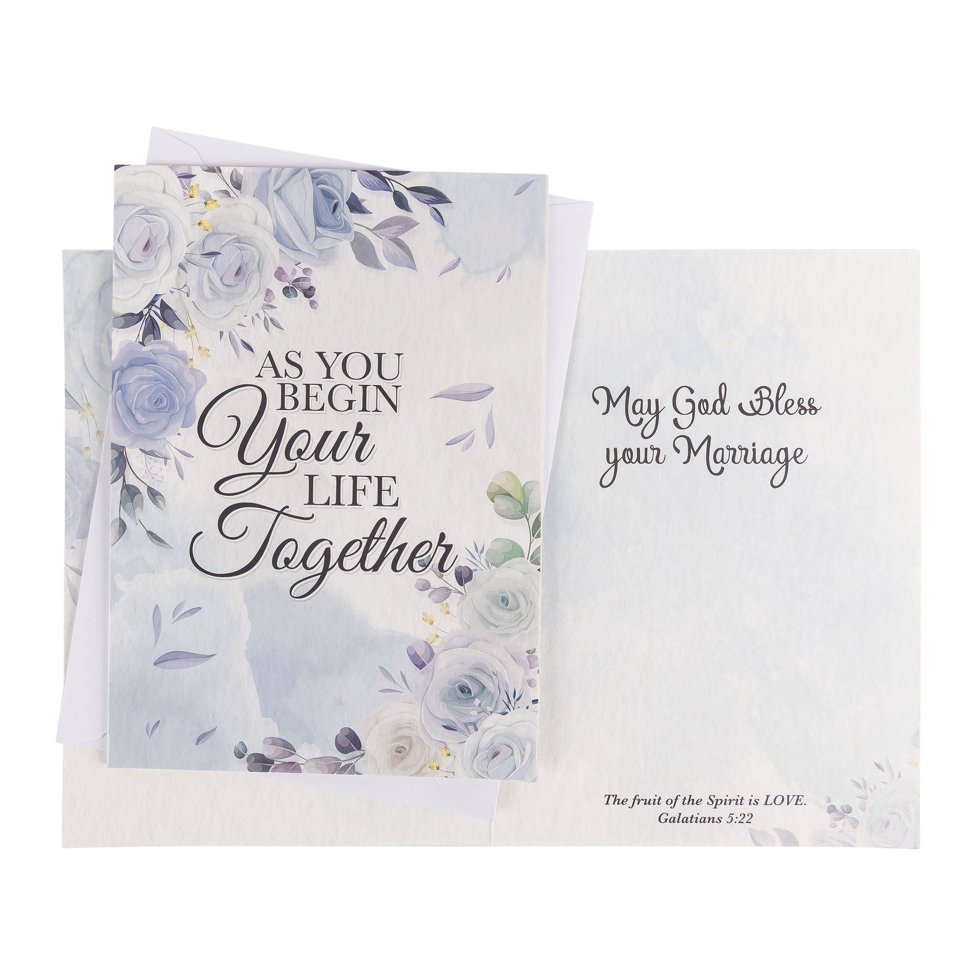 Single Cards - Wedding - Live Together Galatians 5:22 (6 pk)