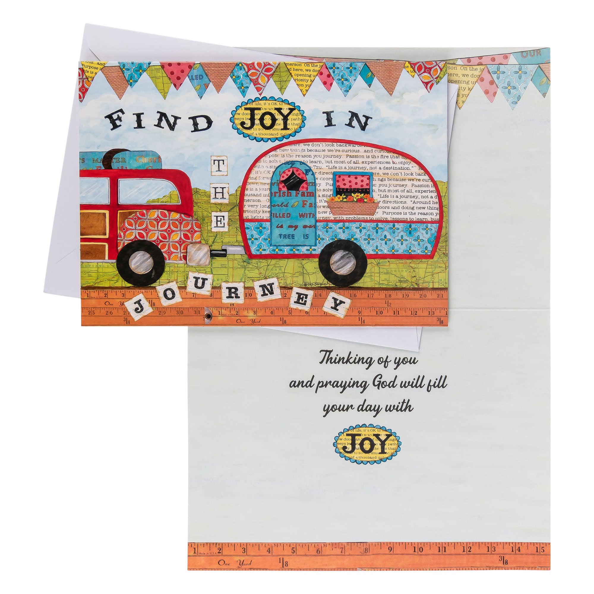 Single Cards - Thinking of You - Find Joy Psalm 128:5 (6 pk)