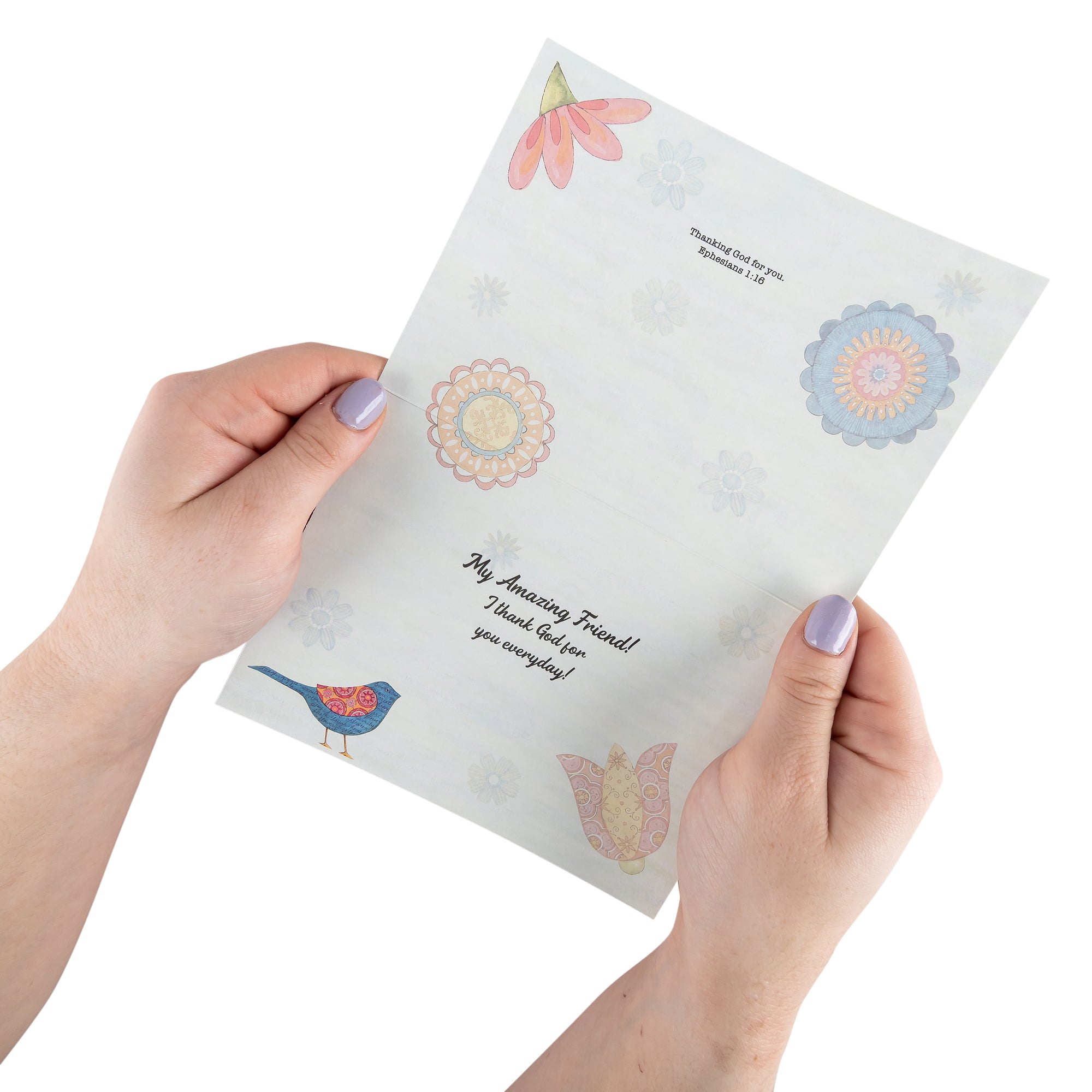 Single Cards - Thinking of You - Amazing You Ephesians 1:16 (6 pk)