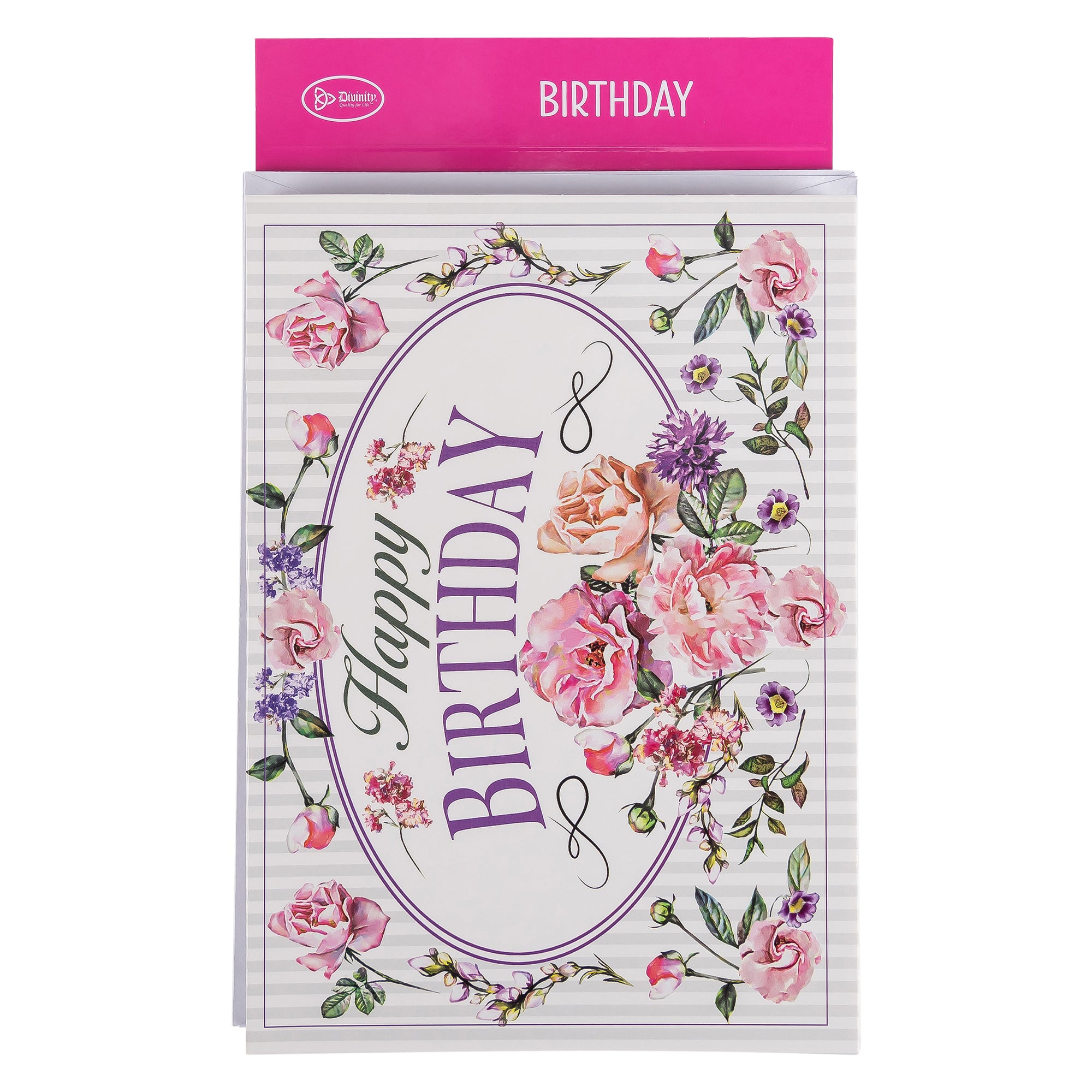 Single Cards - Birthday - Joy & Love Psalm 20:4 (6 pk)