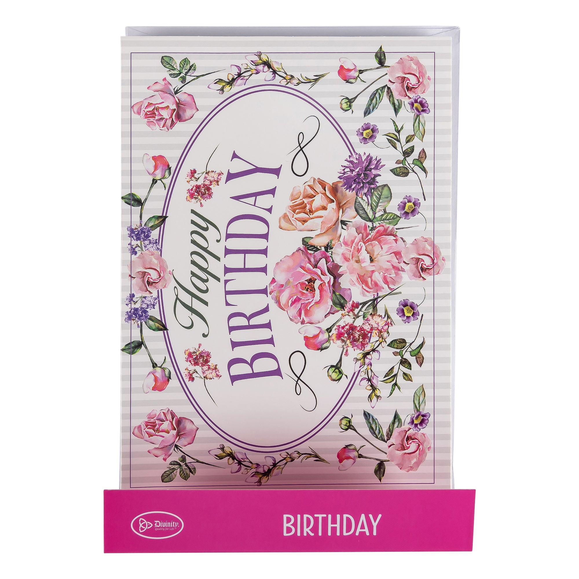 Single Cards - Birthday - Joy & Love Psalm 20:4 (6 pk)