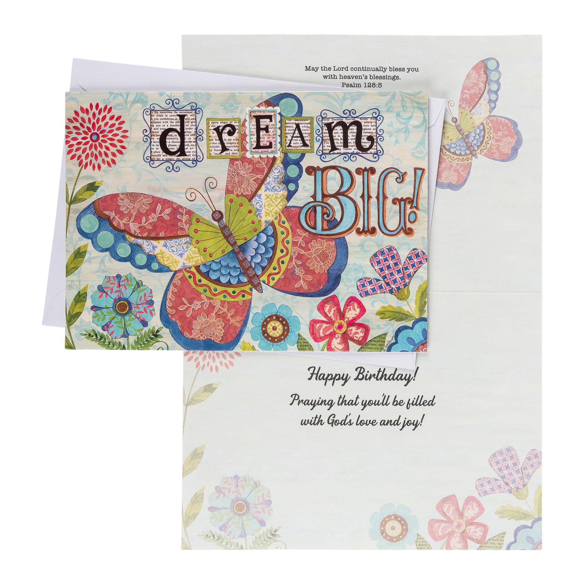 Single Cards - Birthday - Dream Big Psalm 128:5 (6 pk)