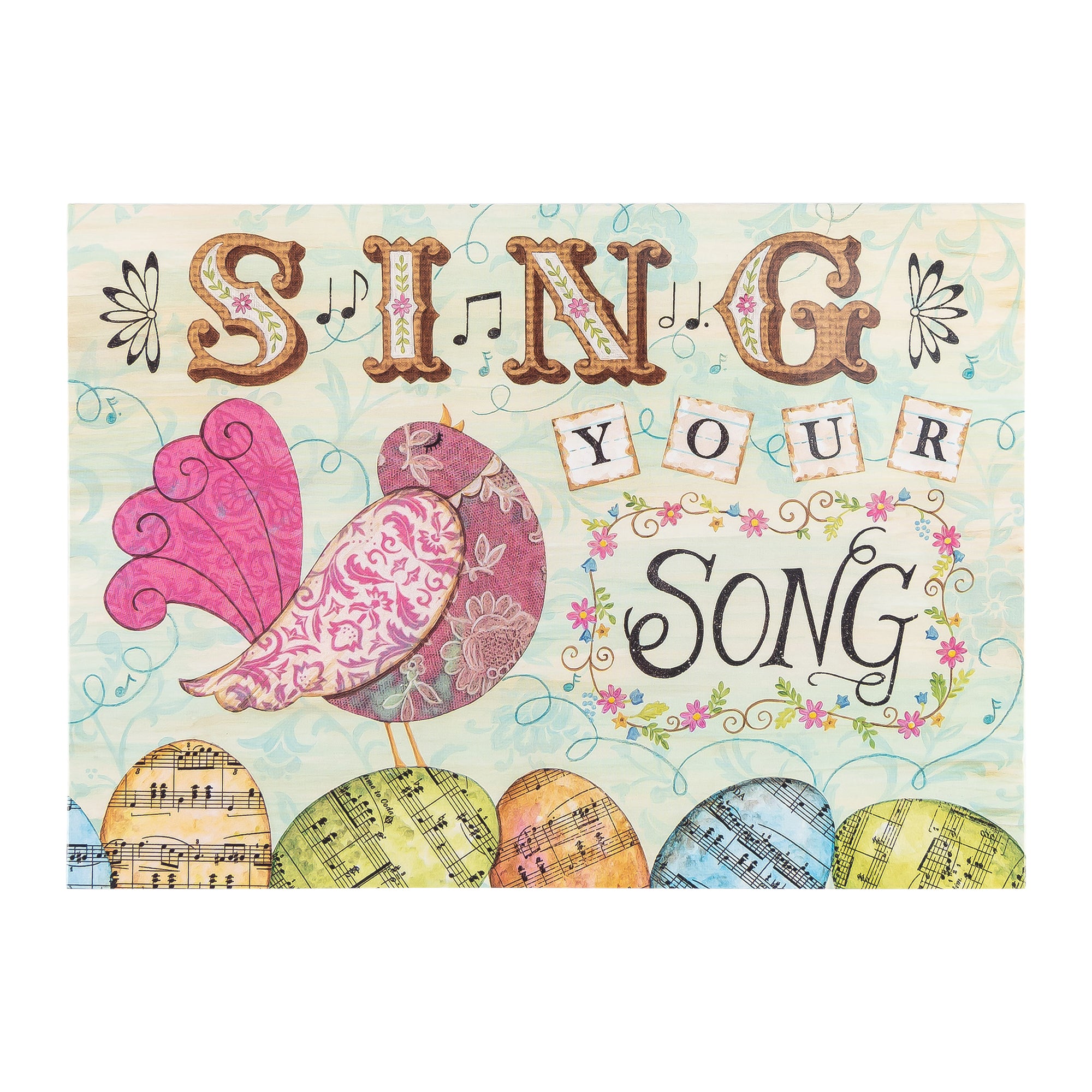 Single Cards - Birthday - Sing Your Song Psalm 118:24 (6 pk)