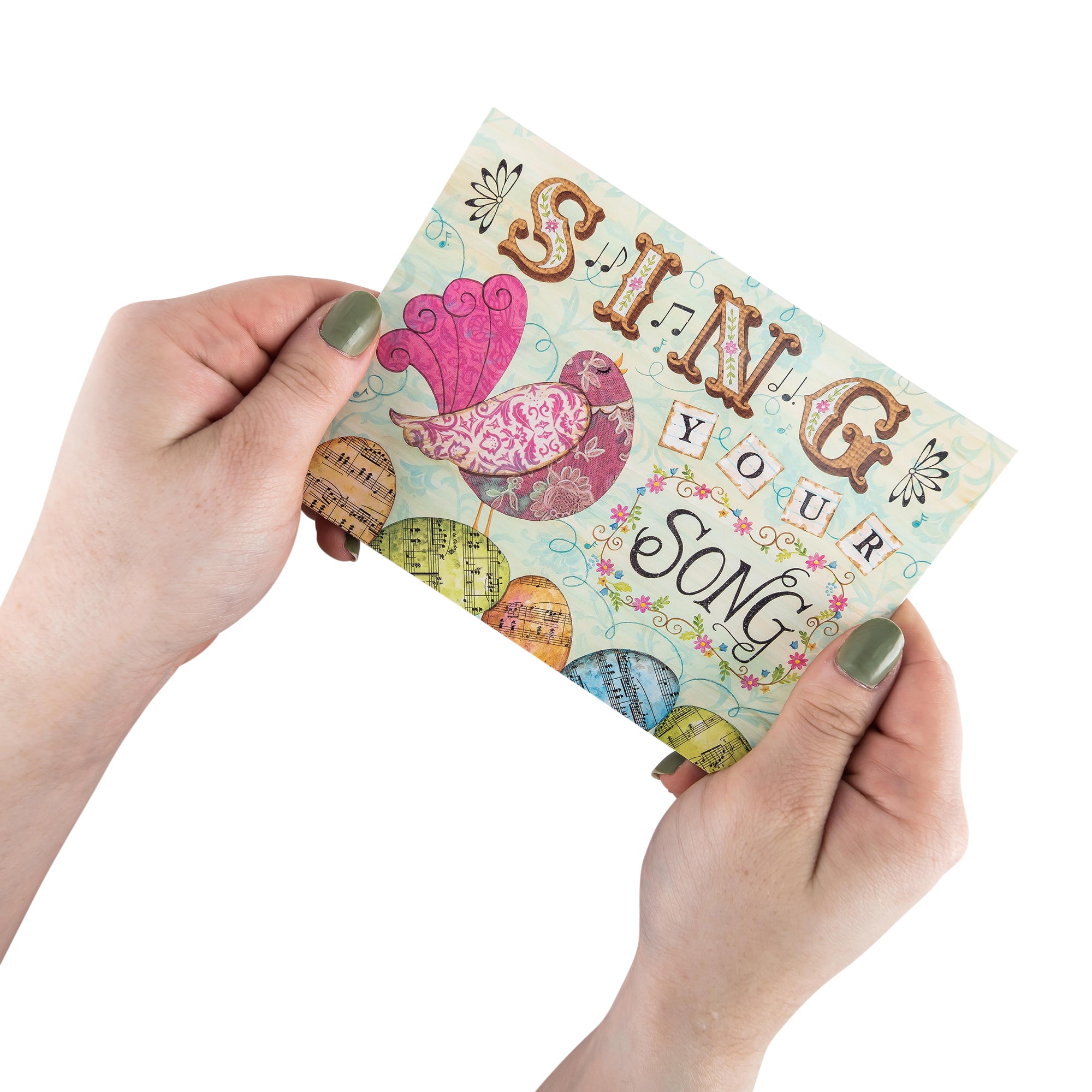 Single Cards - Birthday - Sing Your Song Psalm 118:24 (6 pk)