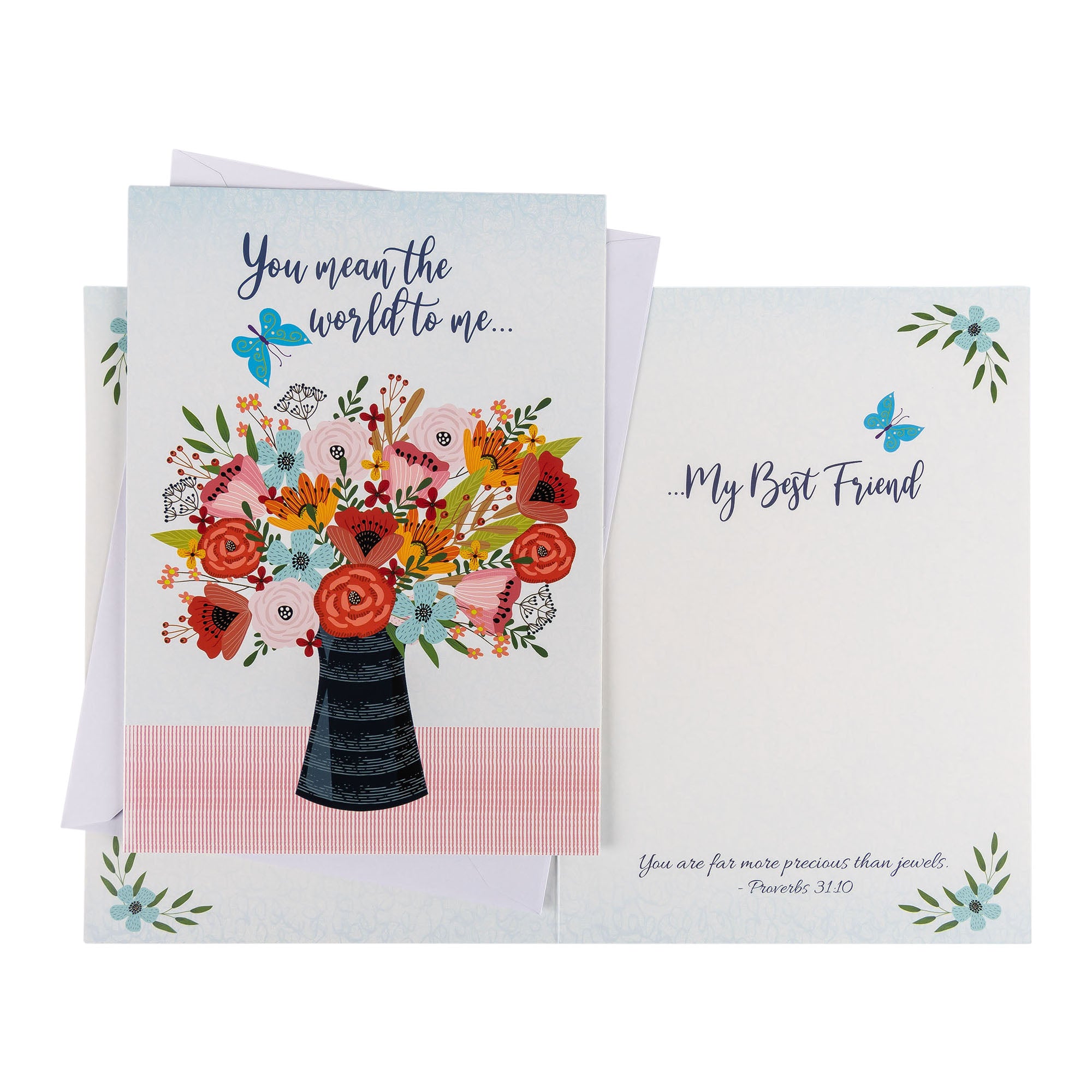 Single Cards - Friendship - World to Me Proverbs 31:10