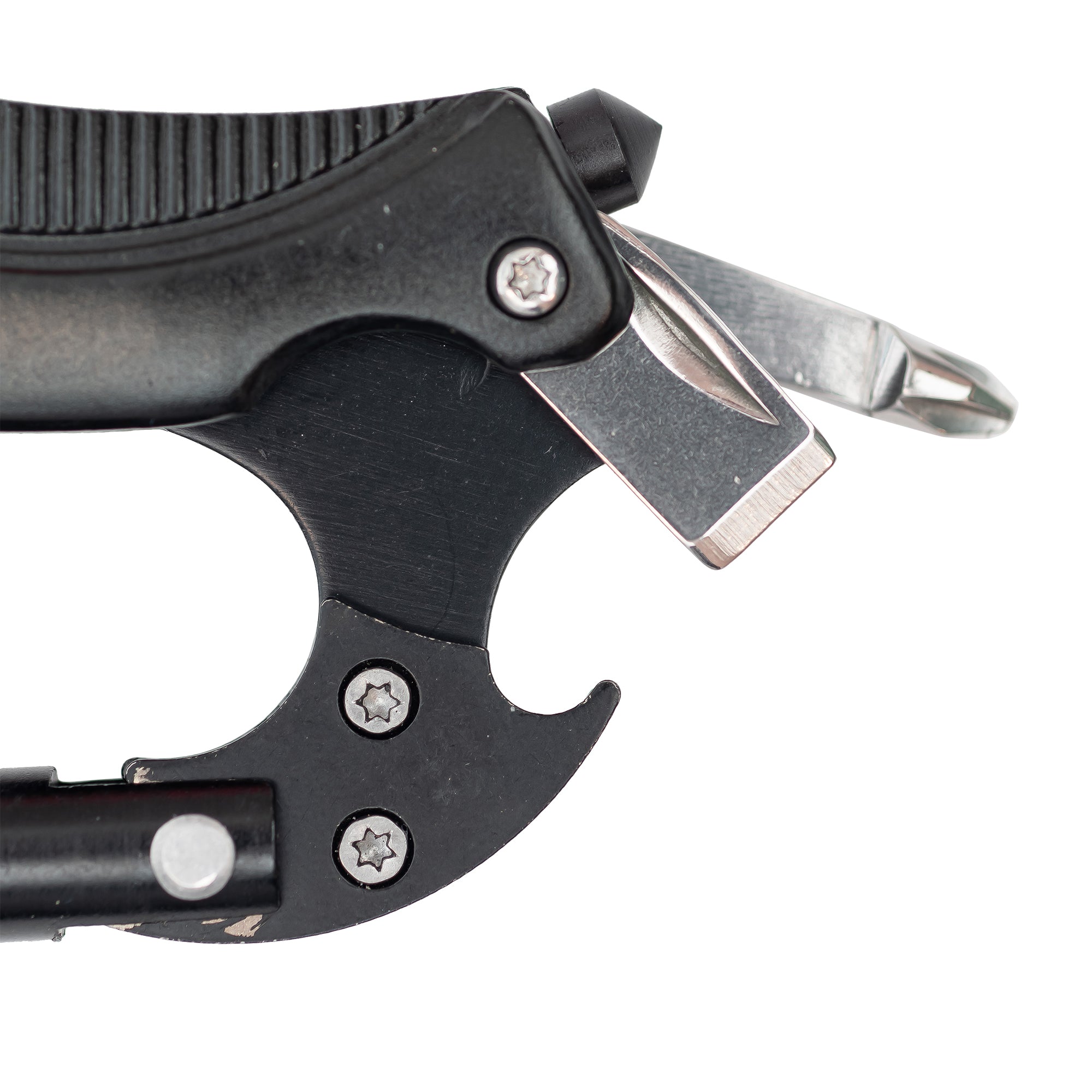 8 in 1 Multi-Tool Climbing Carabiner w/LED