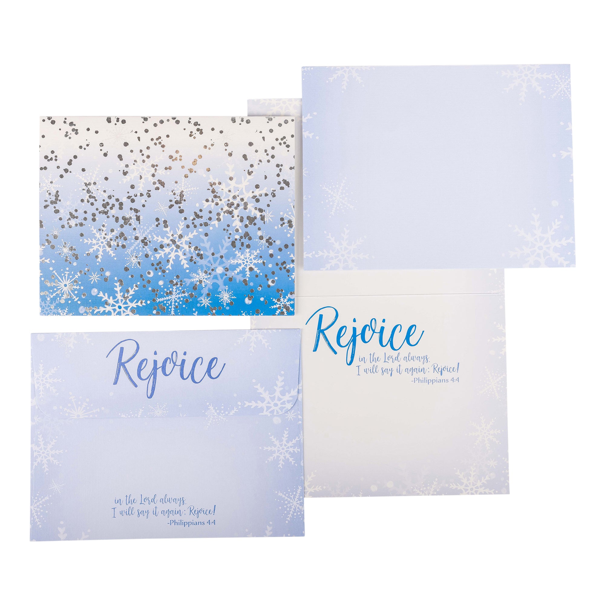 Boxed Christmas Cards: Silver Snowflake