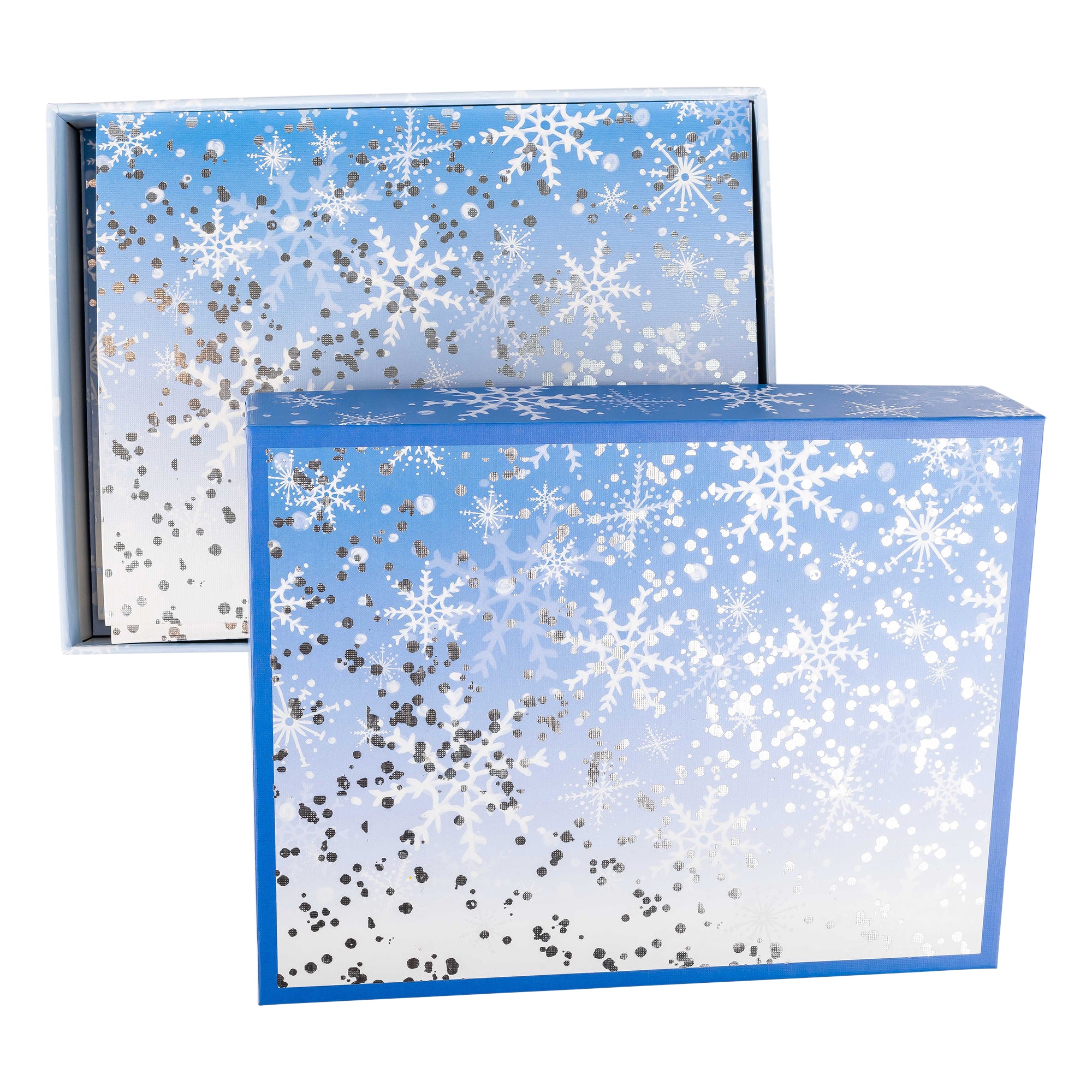 Boxed Christmas Cards: Silver Snowflake