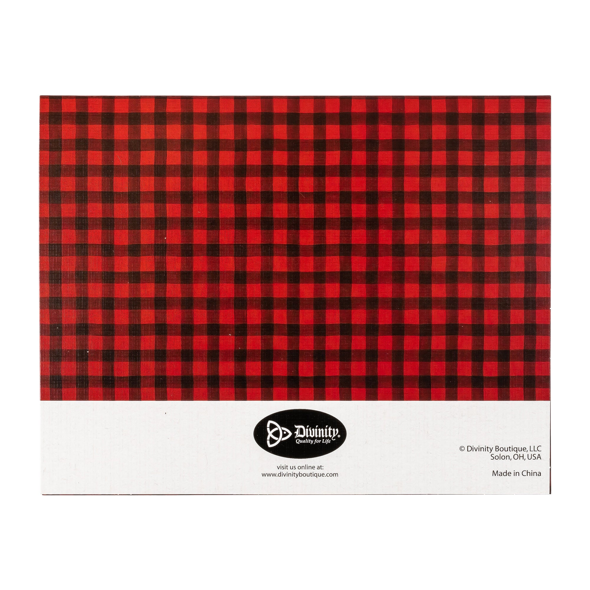 Boxed Christmas Cards: Red Plaid Truck