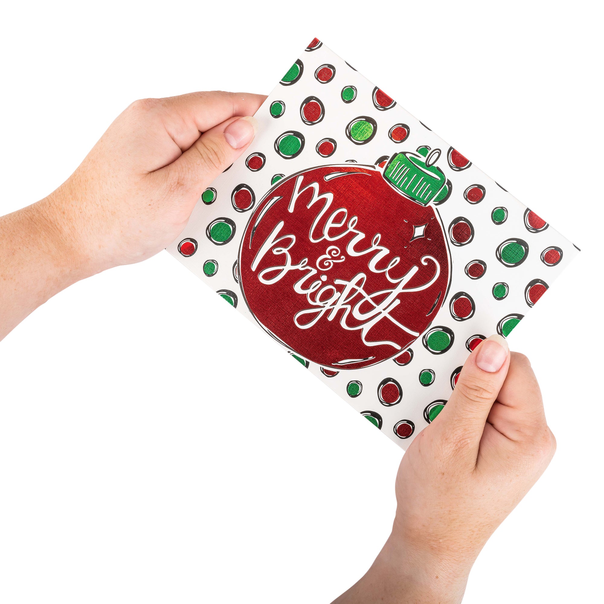Boxed Christmas Cards: Merry & Bright Ornament
