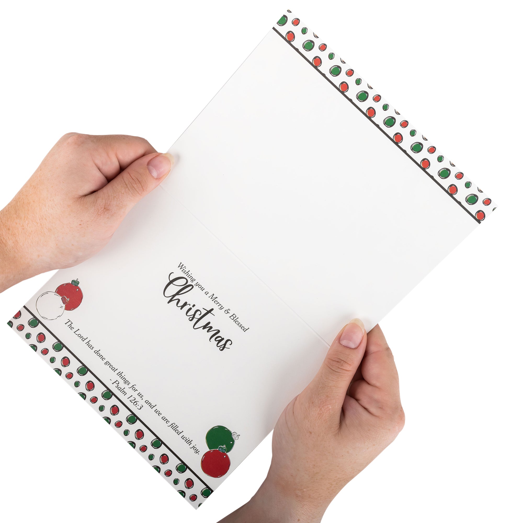 Boxed Christmas Cards: Merry & Bright Ornament