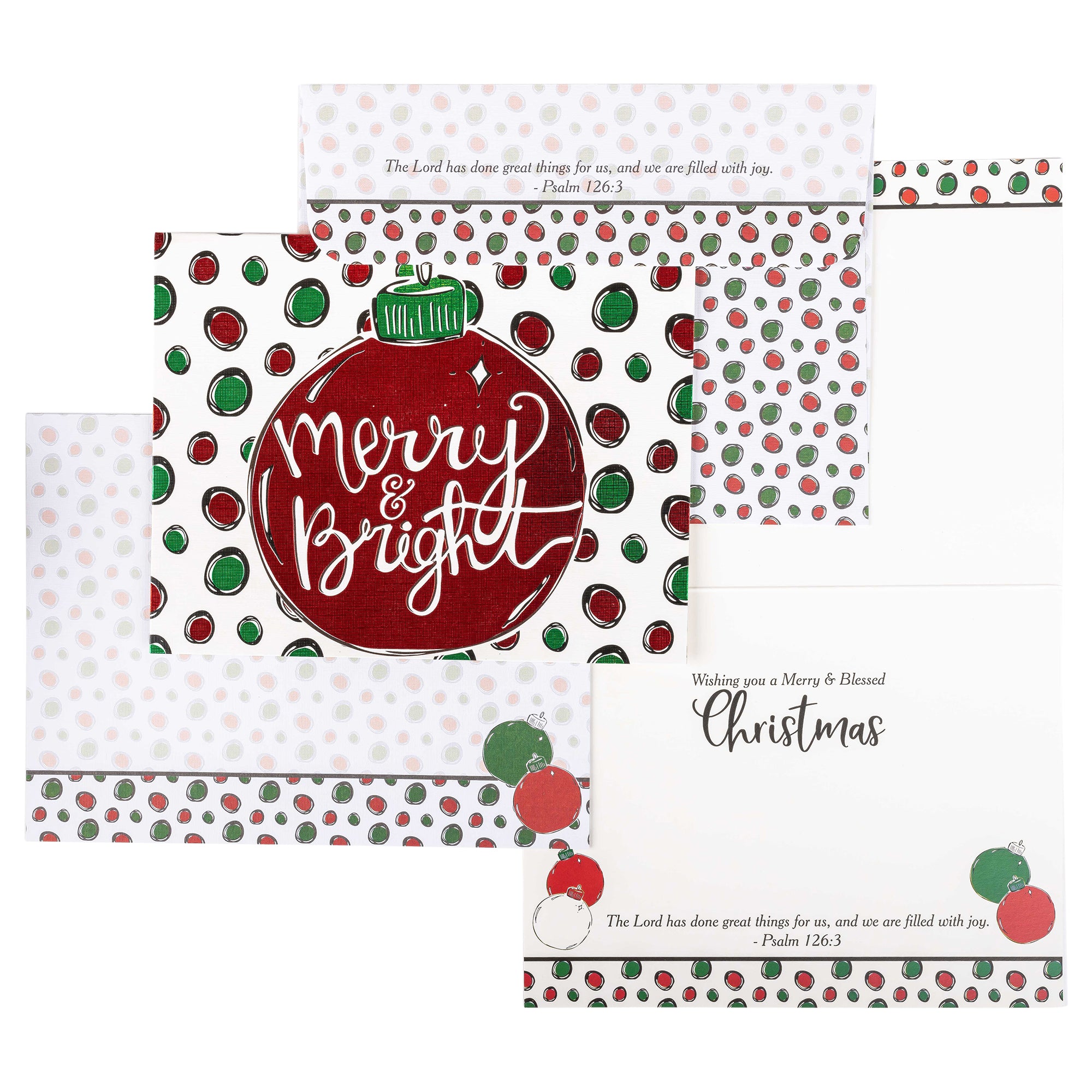 Boxed Christmas Cards: Merry & Bright Ornament