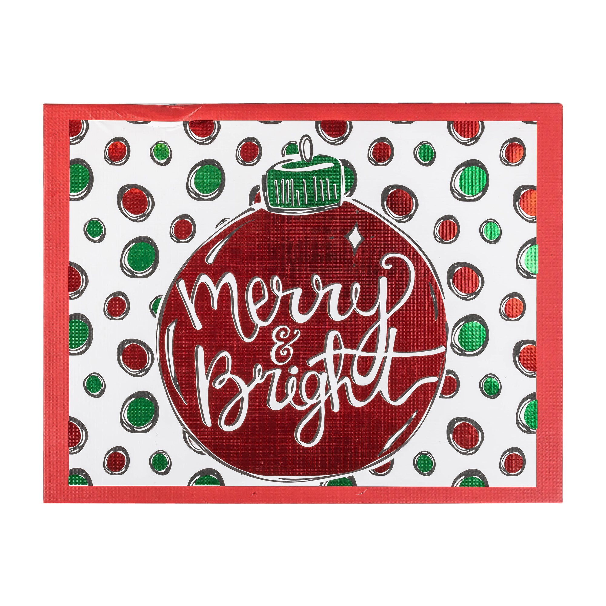 Boxed Christmas Cards: Merry & Bright Ornament