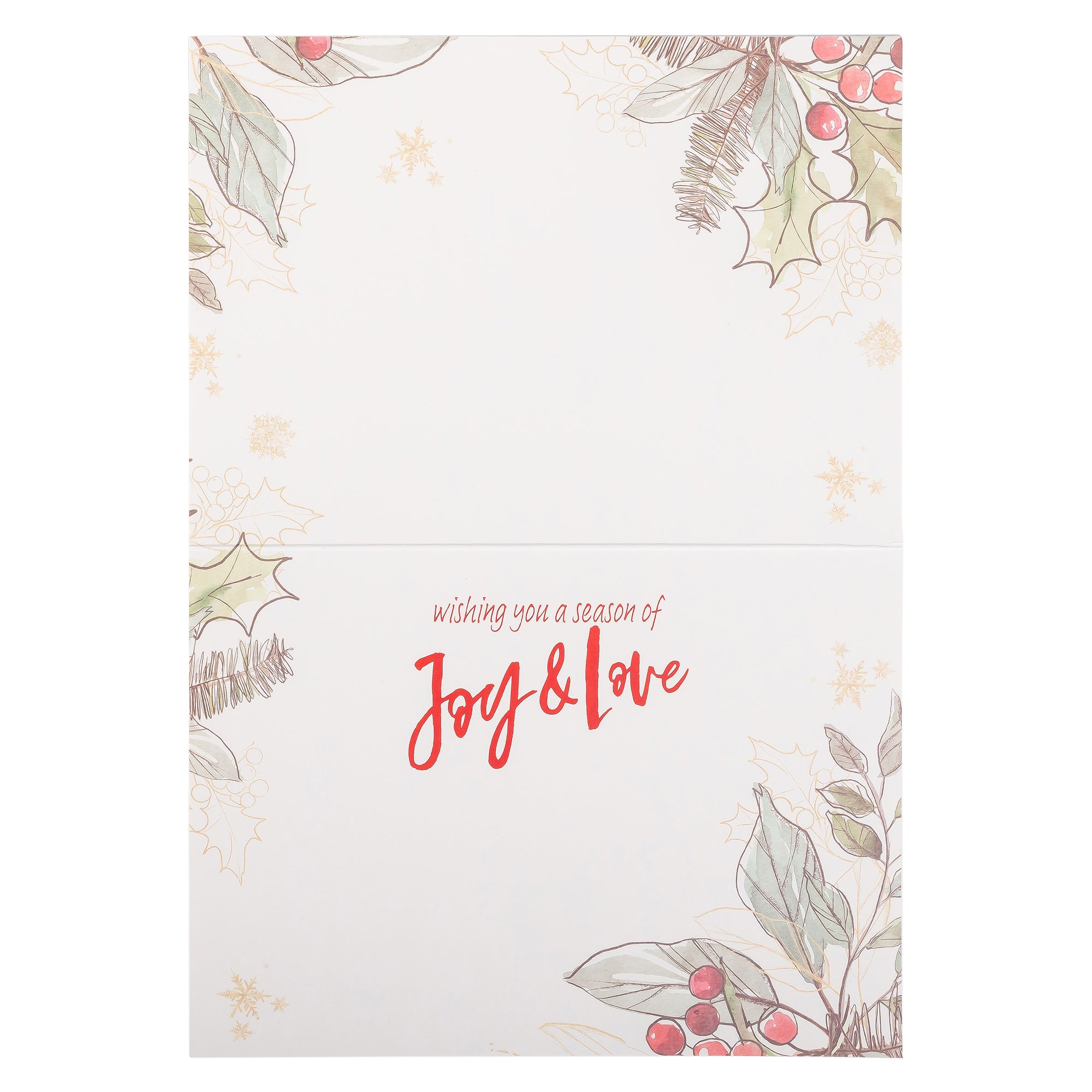 Boxed Christmas Cards: Holly Merry Christmas